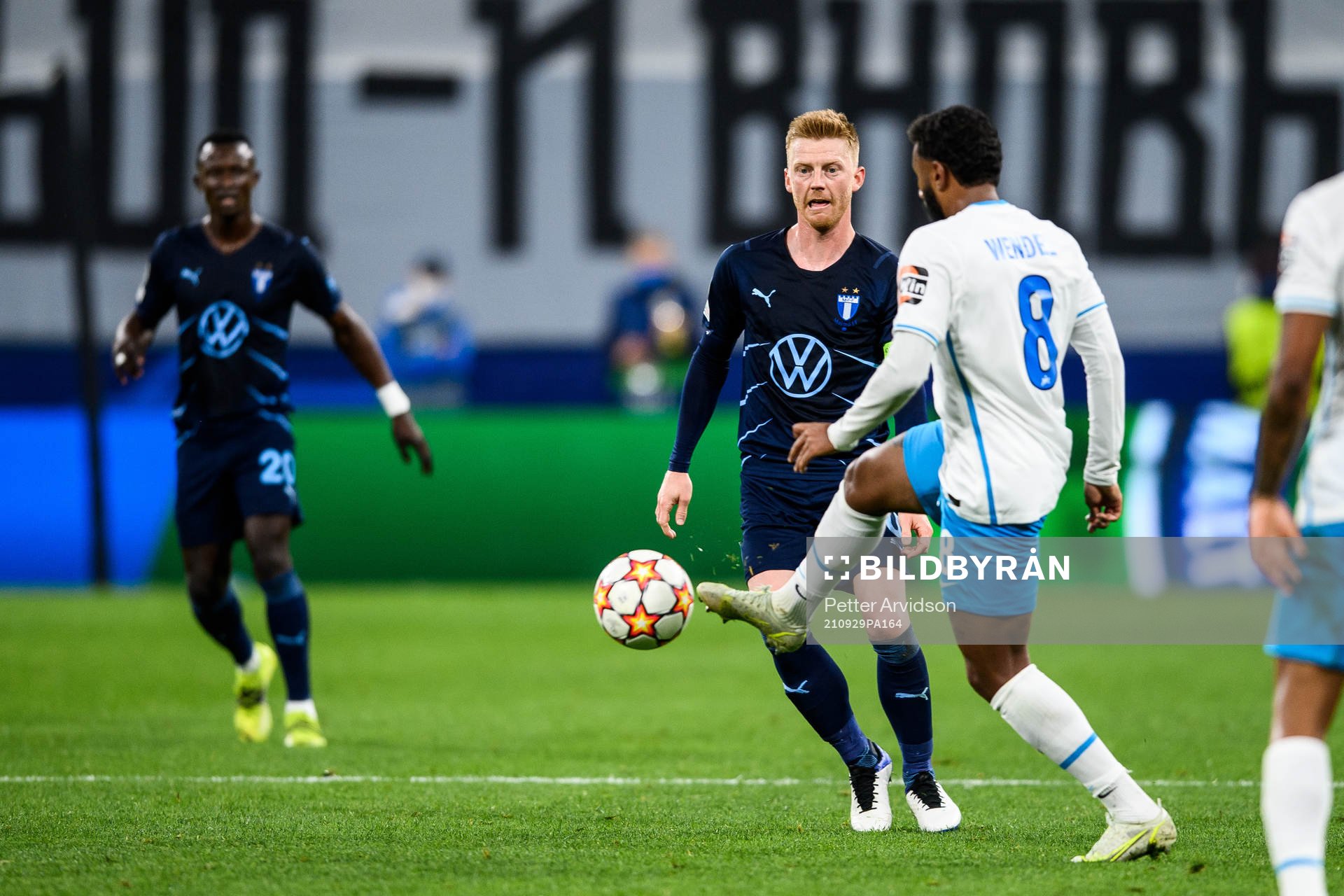 Anders Christiansen of Malmö FF and Wendel of Zenit