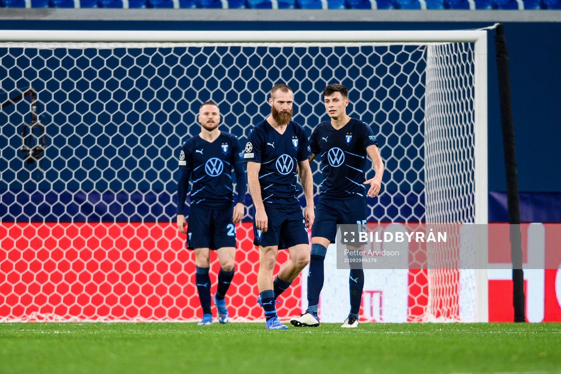Lasse Nielsen, Jo Inge Berget and Martin Olsson of Malmö