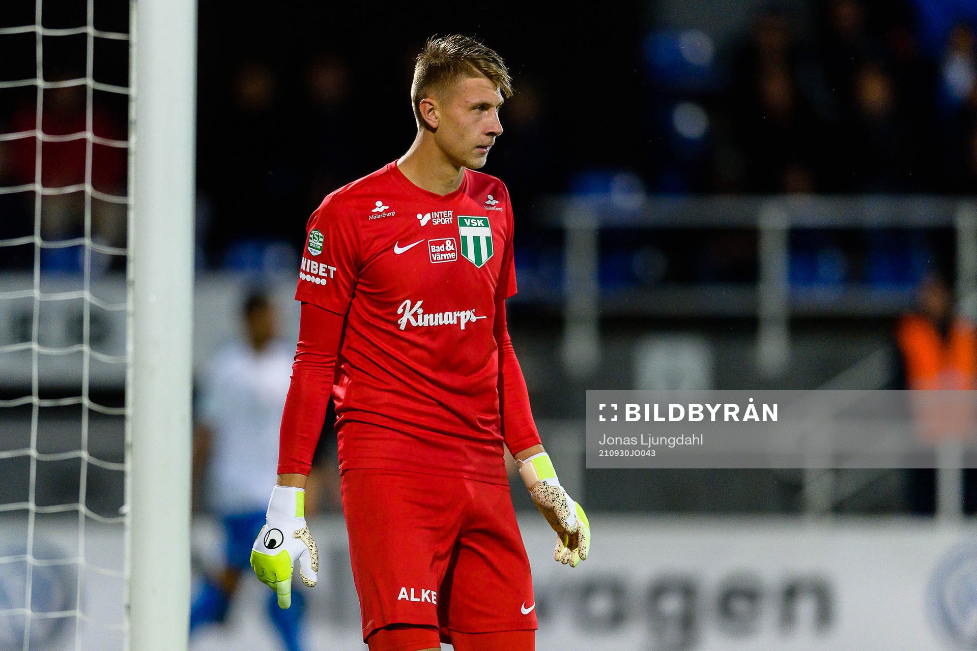 Västerås målvakt Sebastian Selin