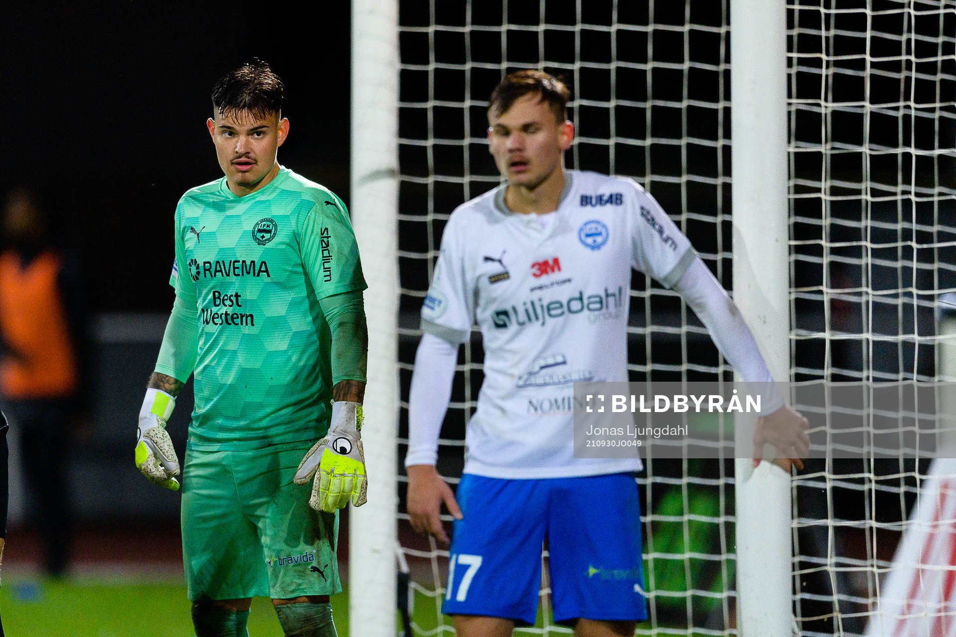 Värnamos målvakt Filip Eriksson