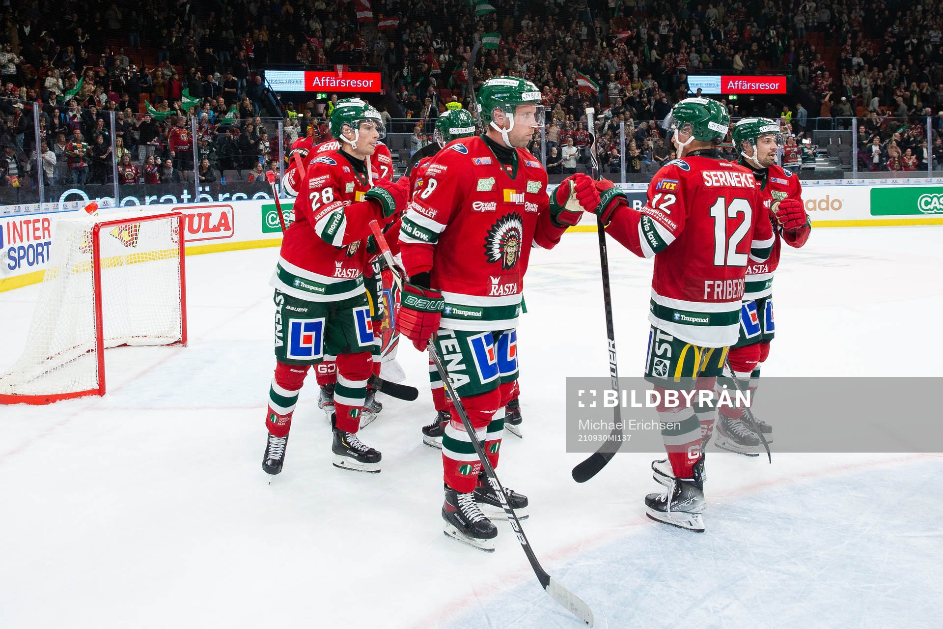 Frölundas Viktor Ekbom och Max Friberg