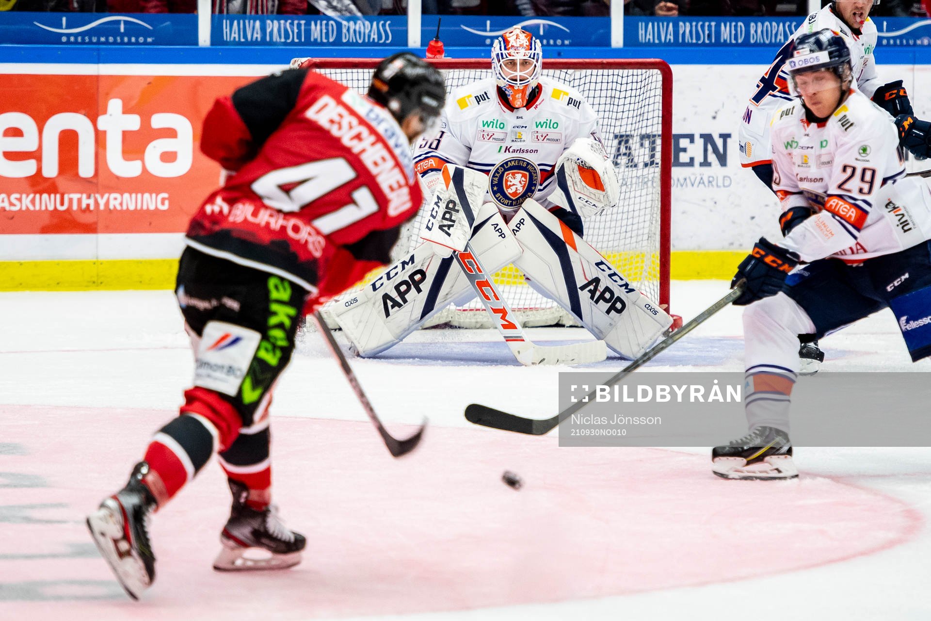 Växjös målvakt Janis Kalnins