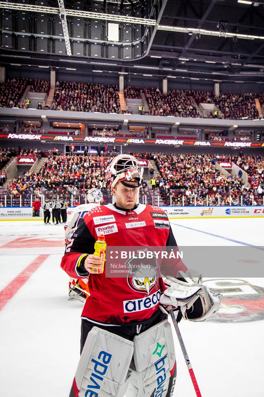 Malmö Redhawks målvakt Daniel Marmenlind