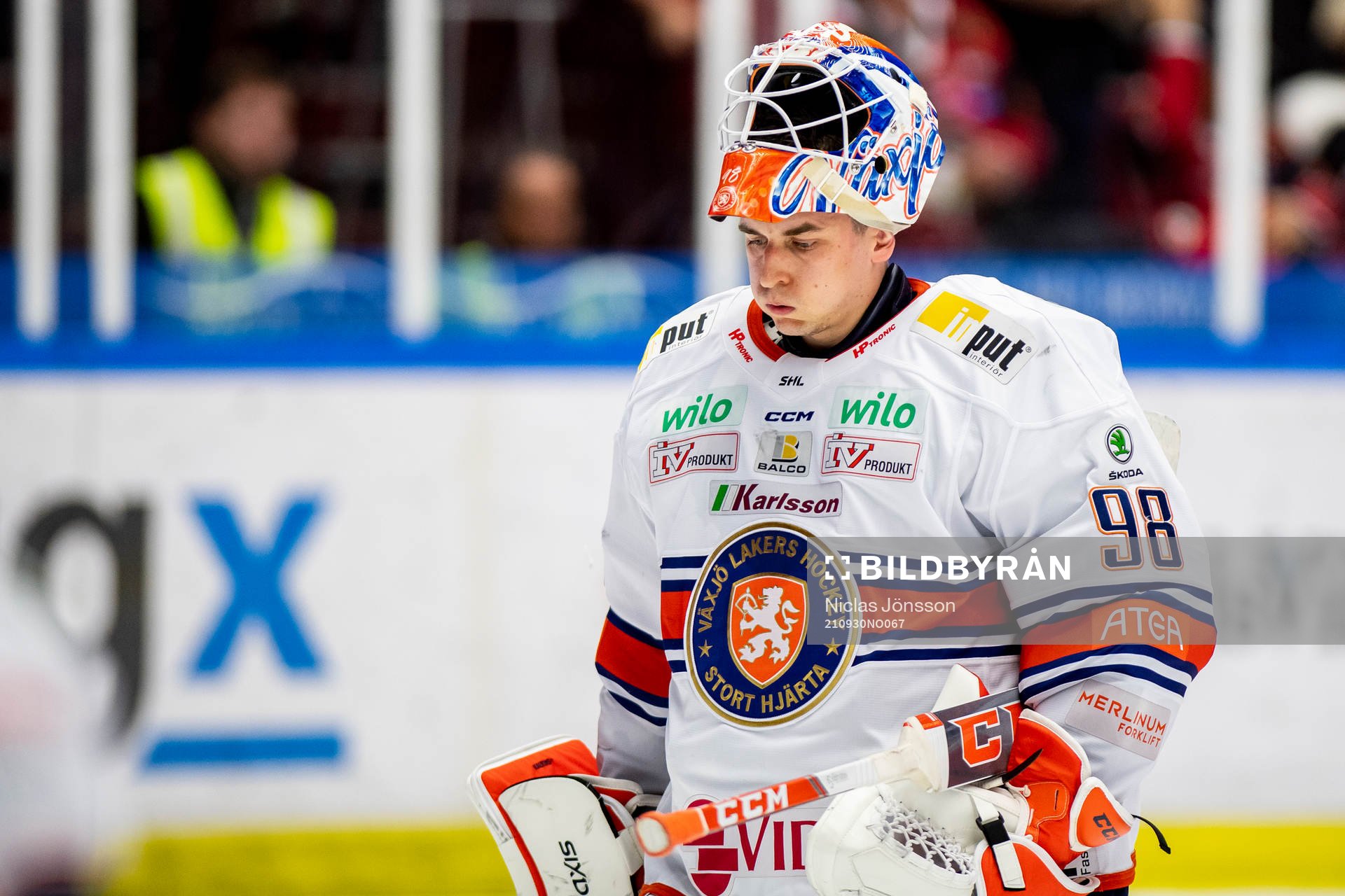 Växjös målvakt Janis Kalnins