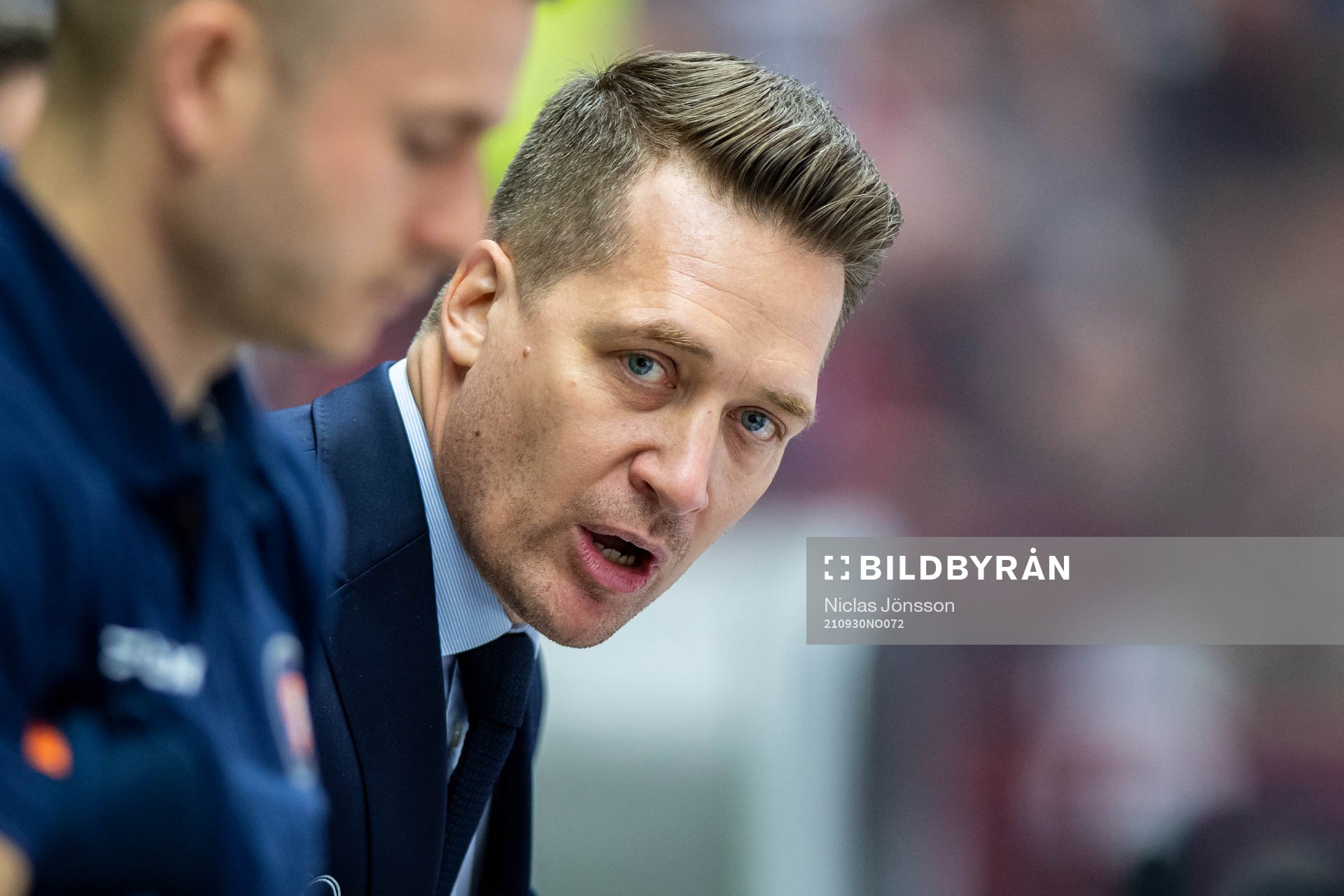 Växjös tränare Sam Hallam