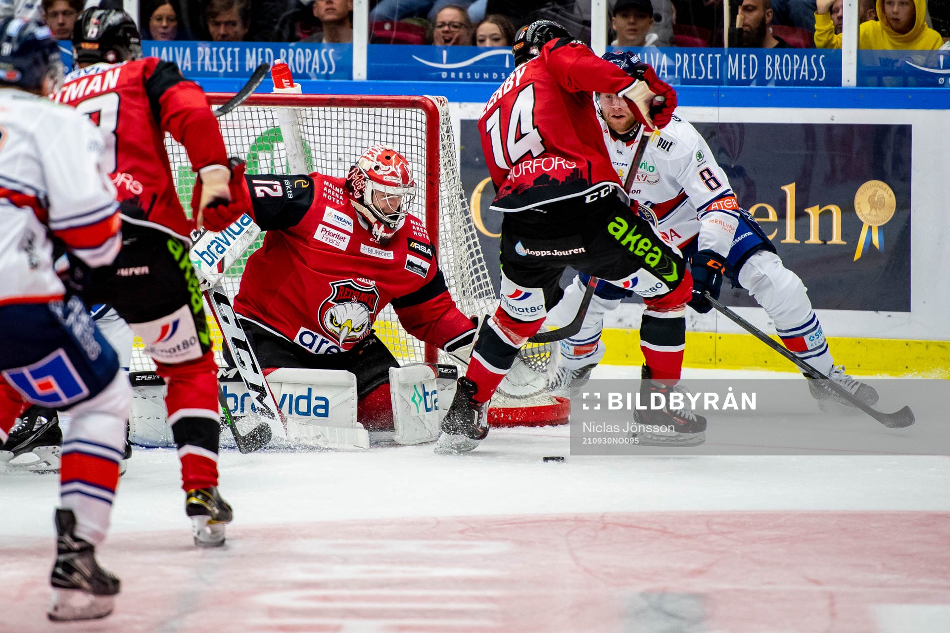 Malmö Redhawks målvakt Daniel Marmenlind