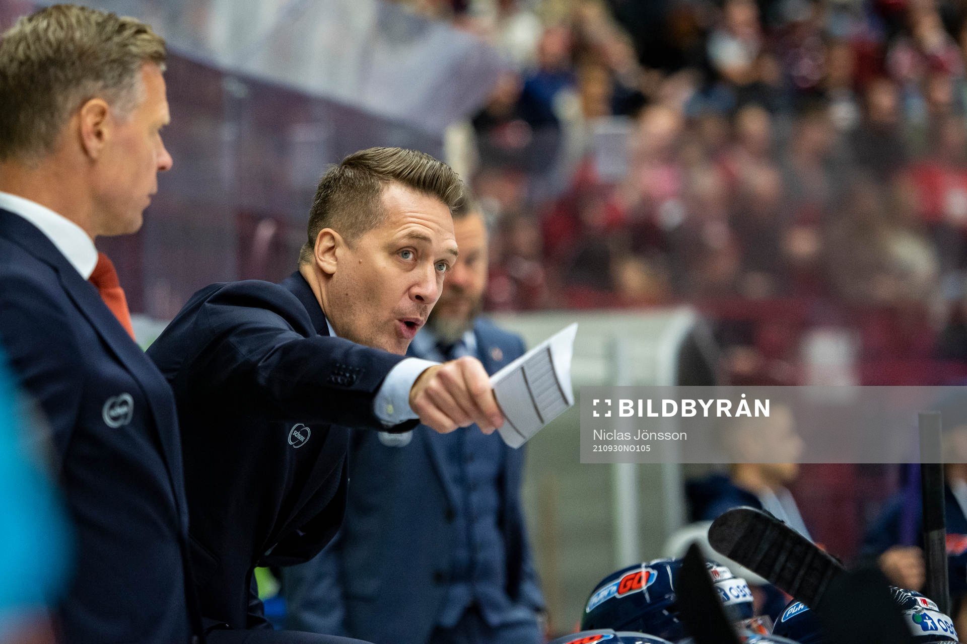 Växjös tränare Sam Hallam