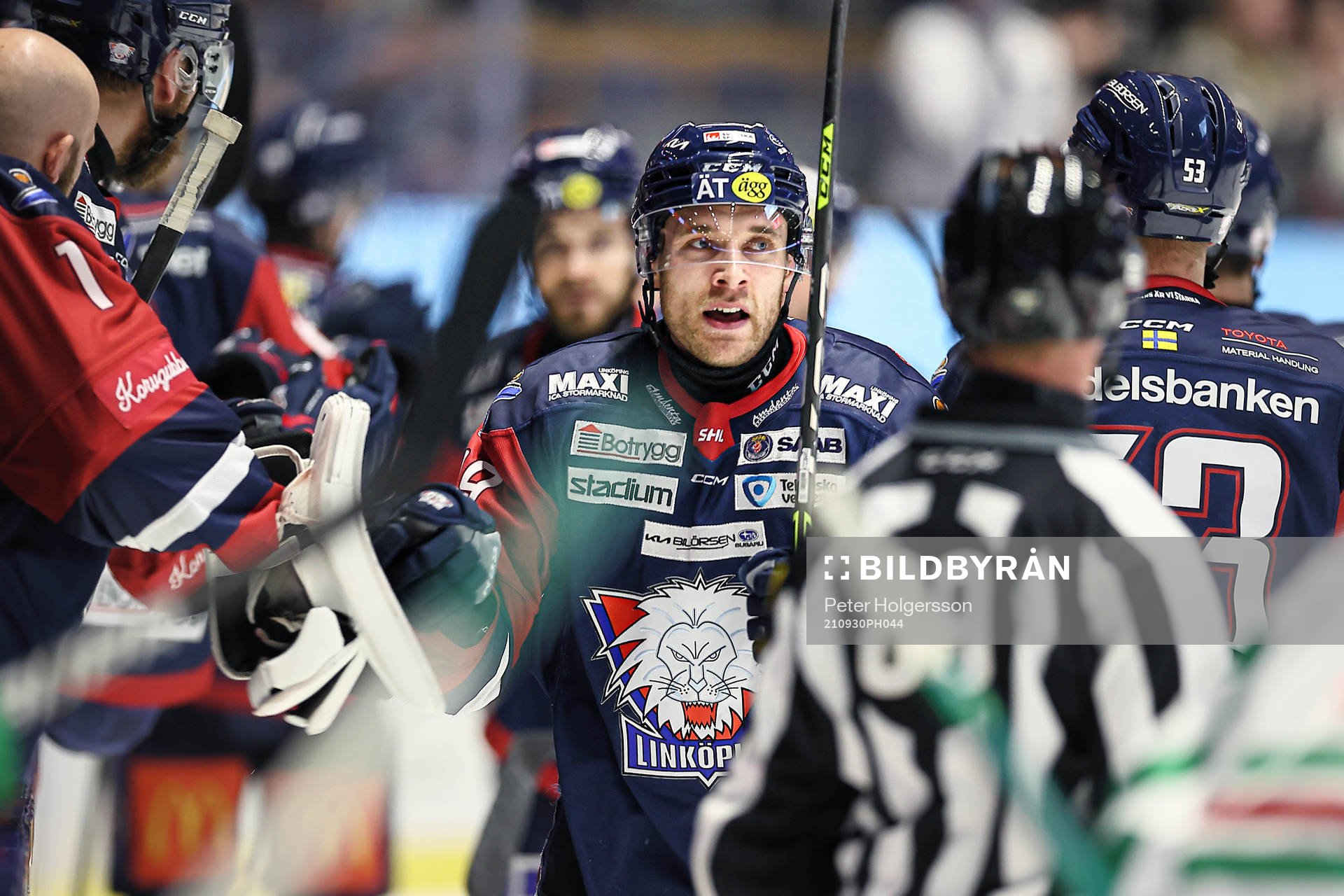 Linköpings Patrick Russel jublar