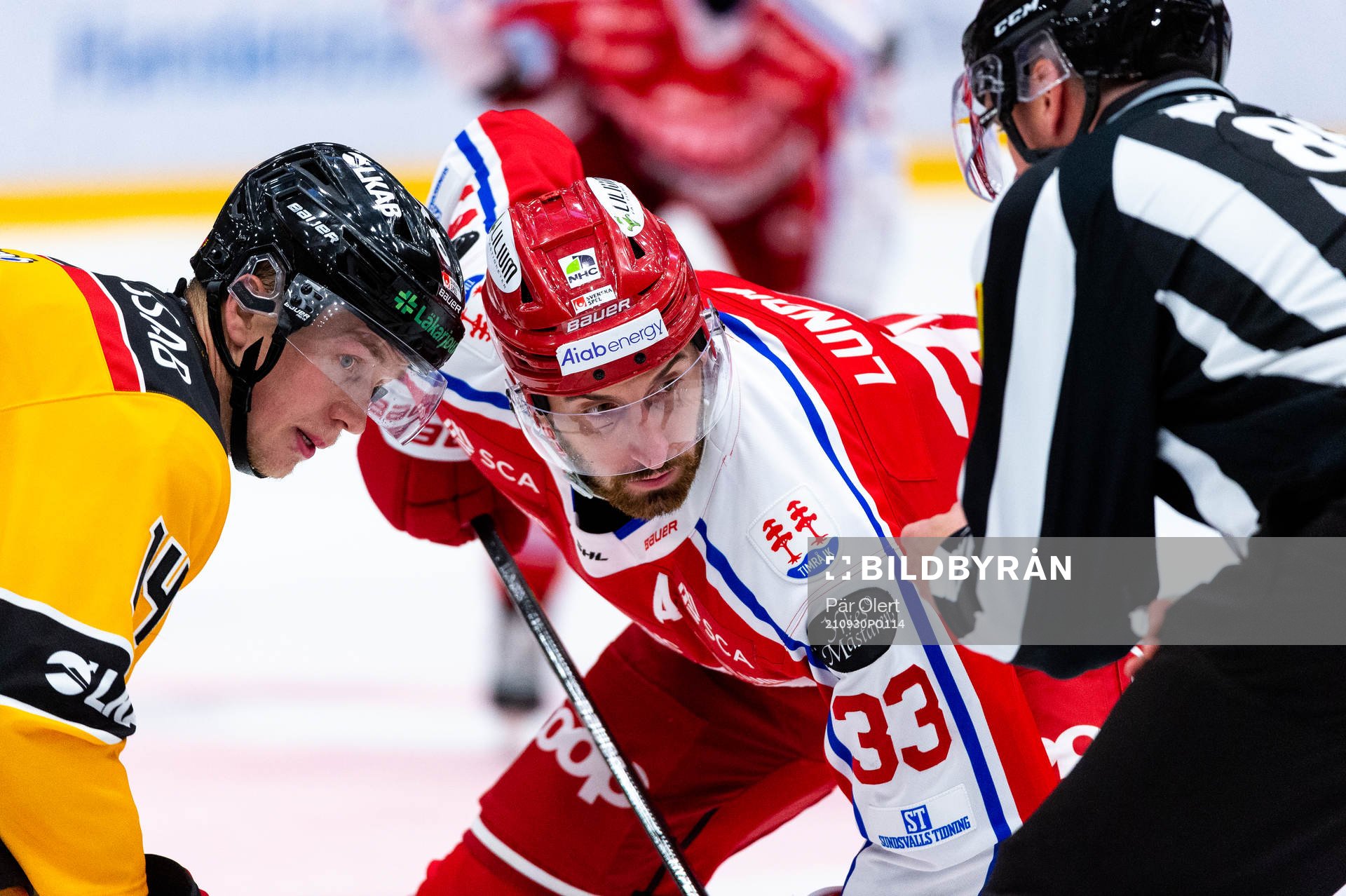 Luleås Jonas Berglund och Timrås Albin Lundin