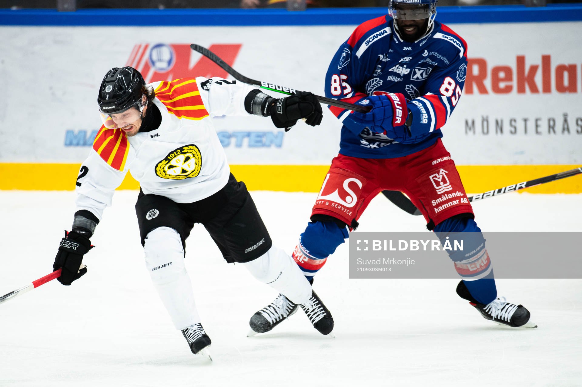 Brynäs Kristofer Berglund och Oskarshamns Daniel Muzito