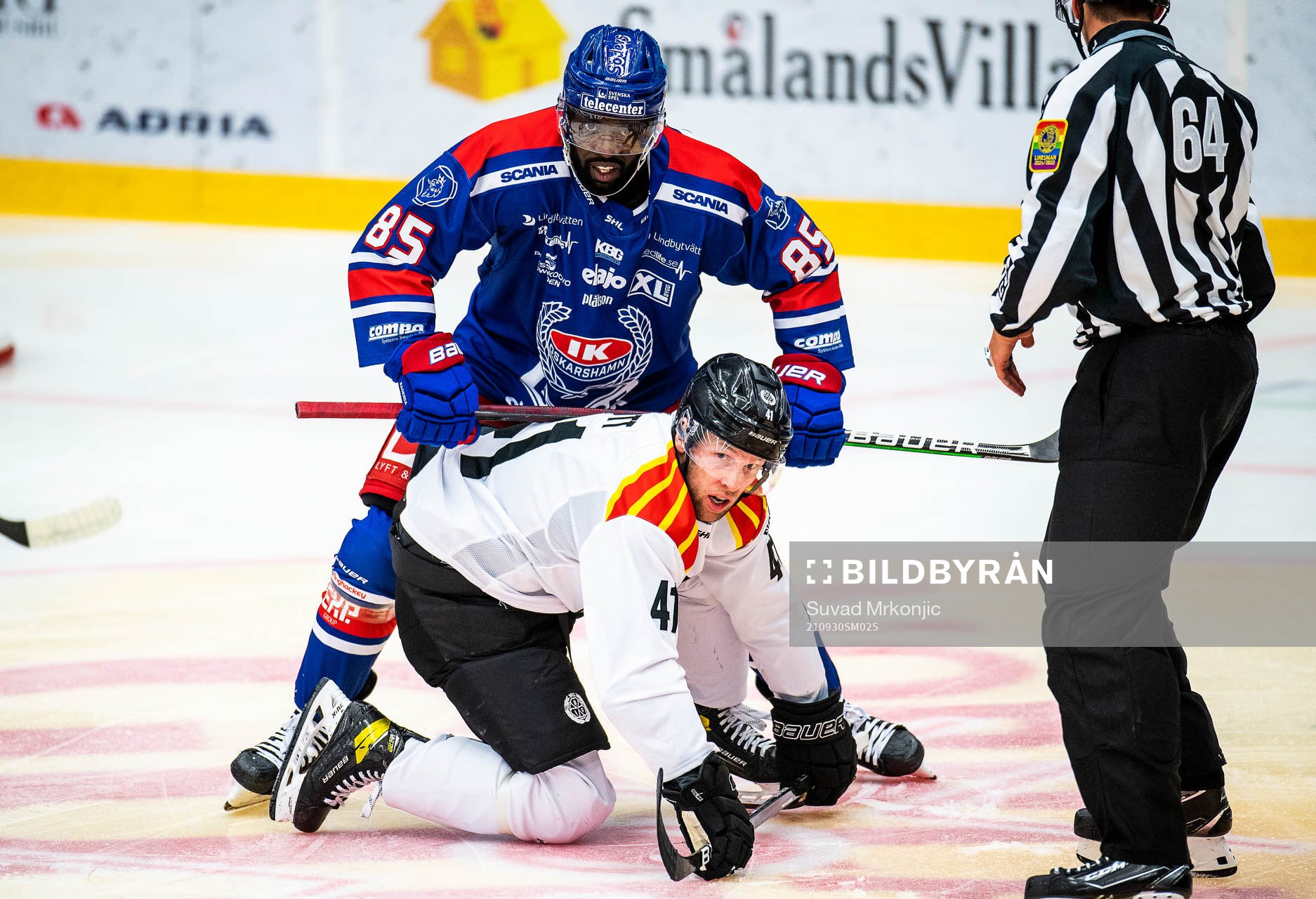Oskarshamns Daniel Muzito - Bagenda och Brynäs Greg Scott