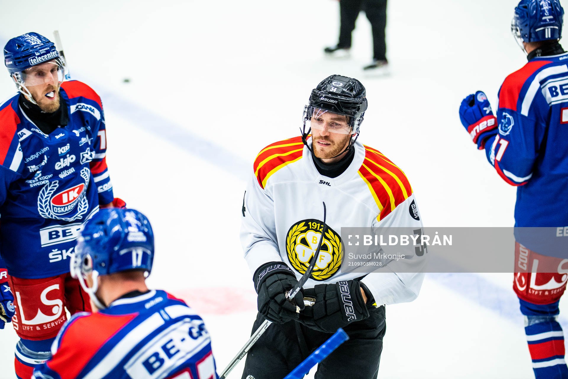 Brynäs Oscar Eklind jublar