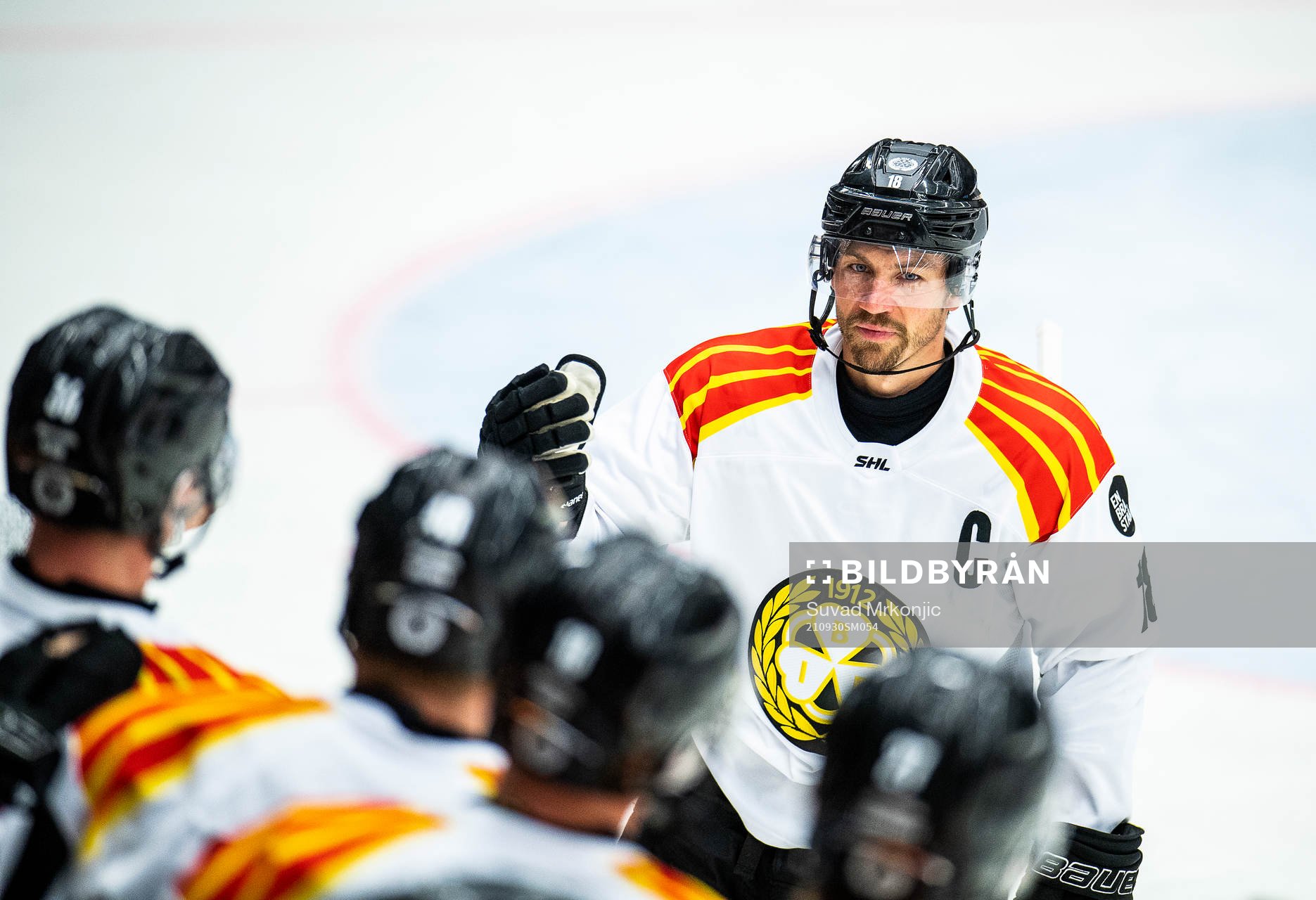 Brynäs Anton Rödin jublar