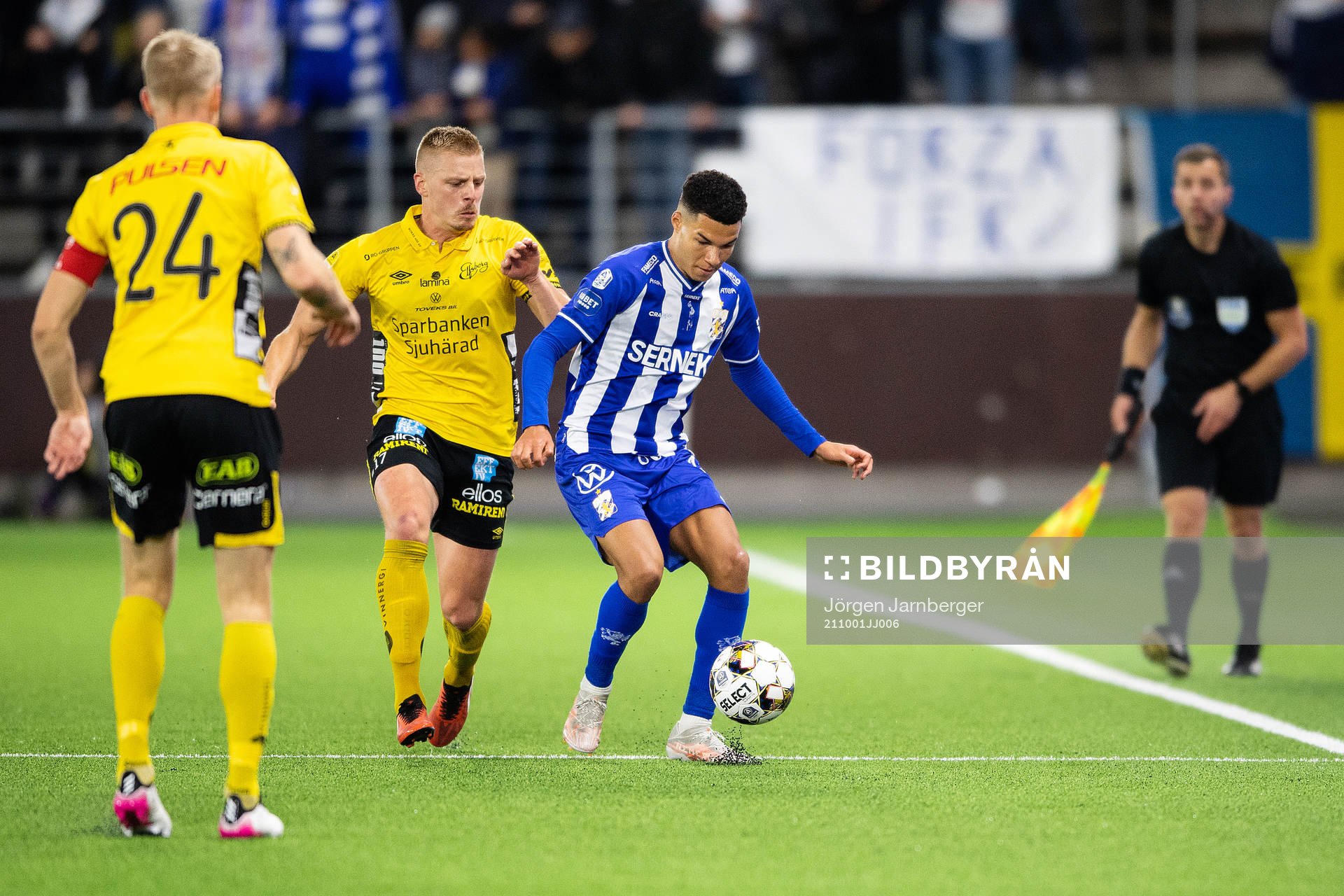 Elfsborgs Per Frick och IFK Göteborgs Alexander Jallow