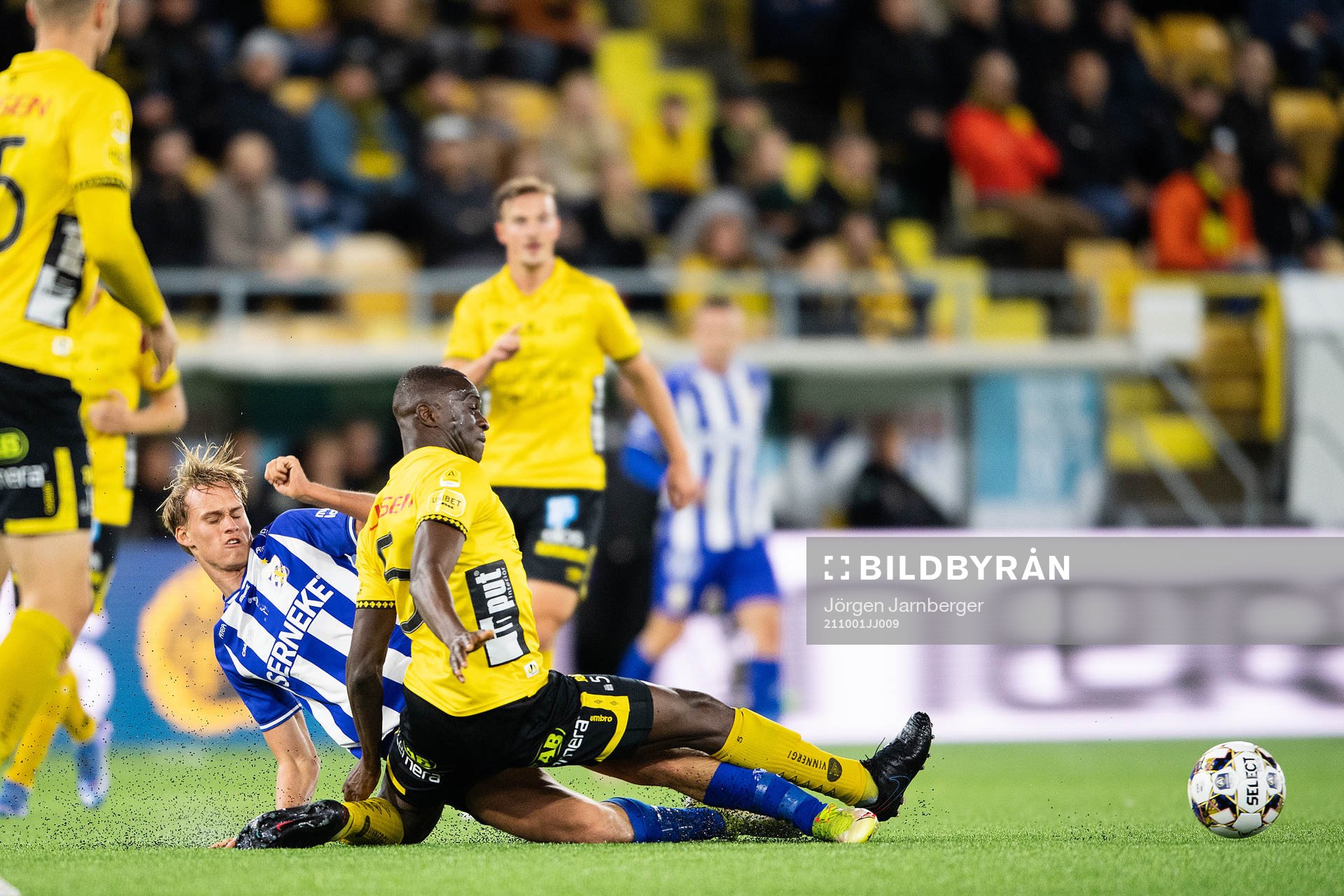 IFK Göteborgs Oscar Vilhelmsson och Elfsborgs Maudo Lamine