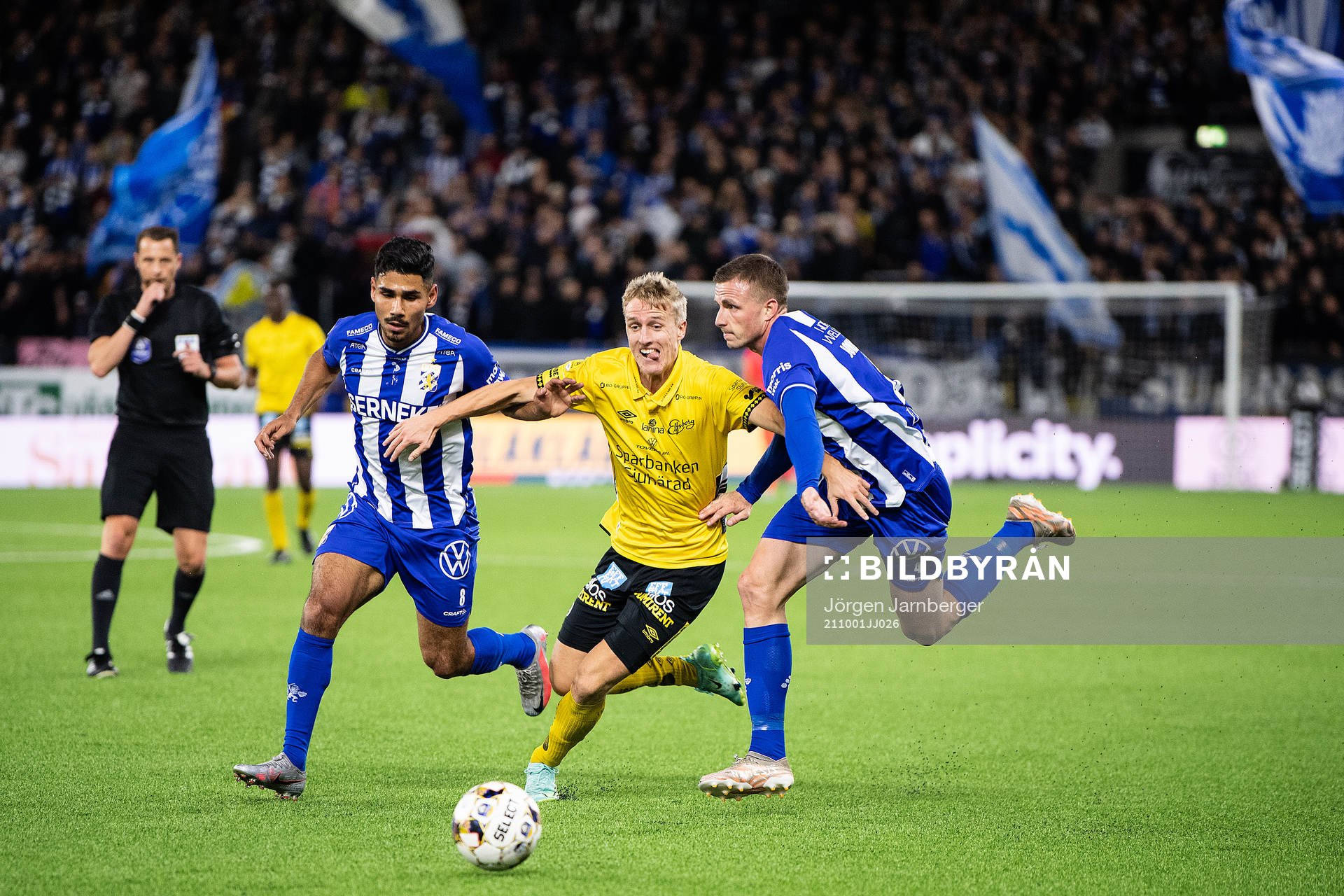 Elfsborgs Jeppe Møldrup Okkels mot IFK Göteborgs Hosam