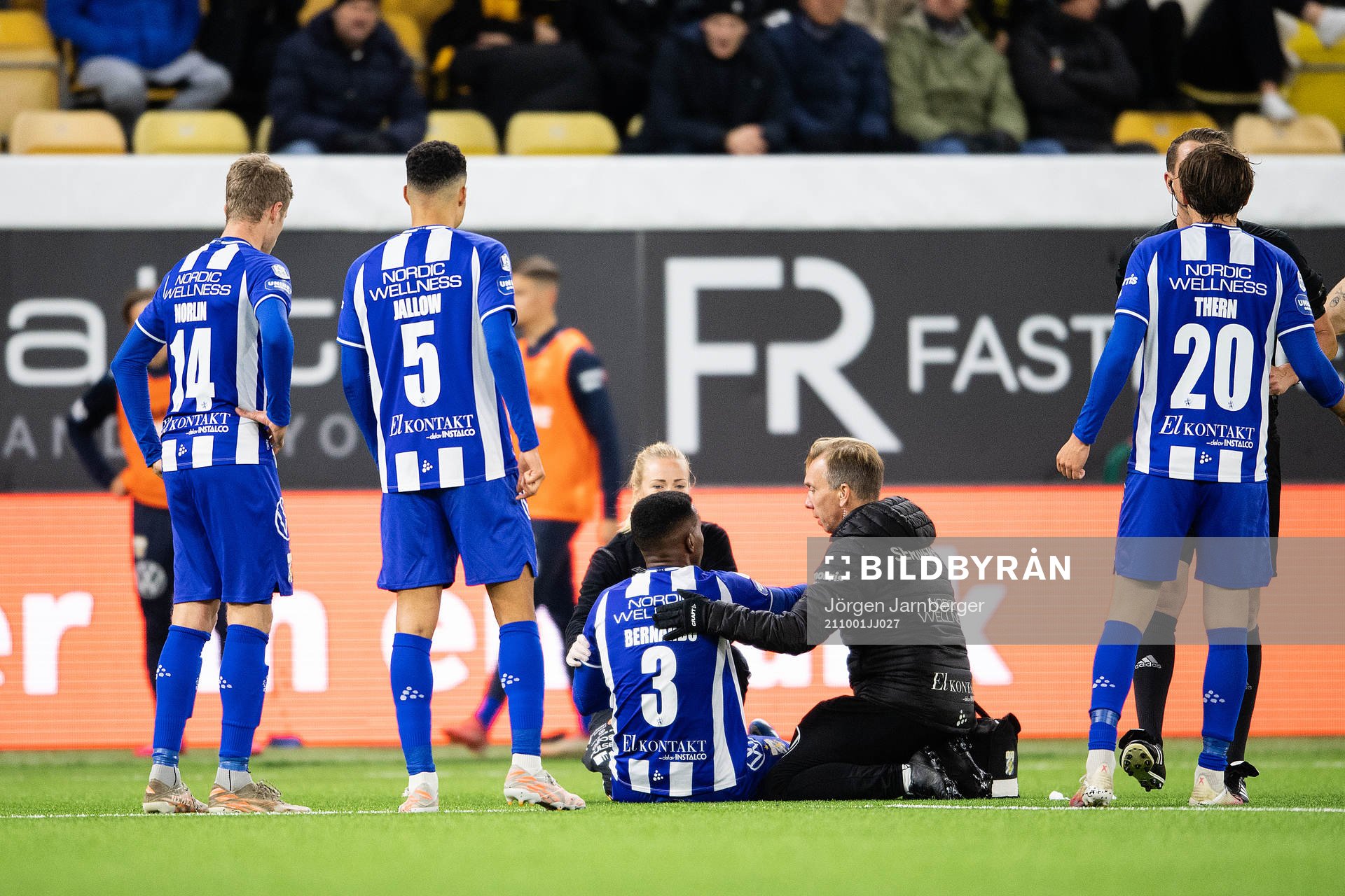 IFK Göteborgs Bernardo Vilar Estevao Jeronimo skadad