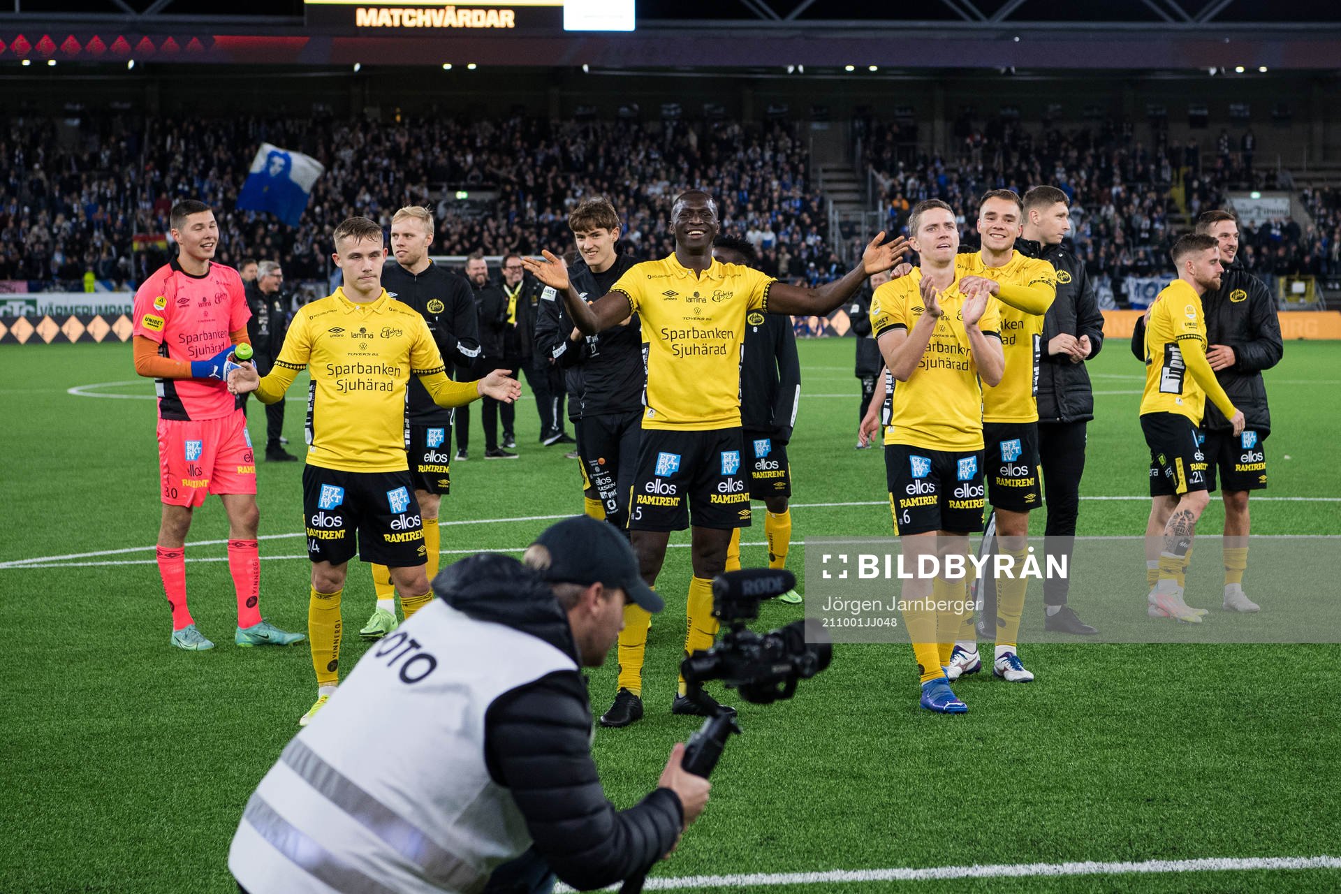 Elfsborgs spelare jublar
