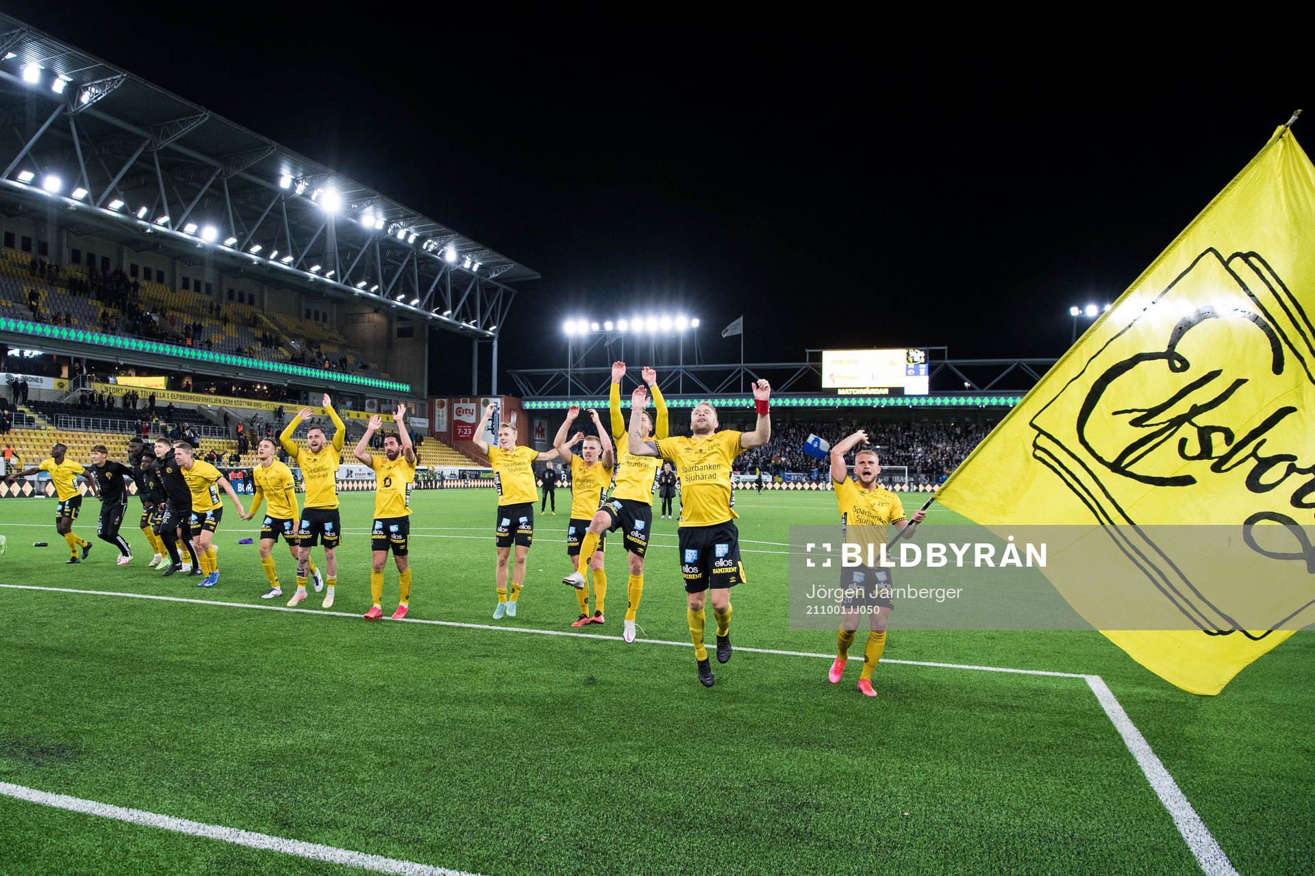 Elfsborgs spelare jublar
