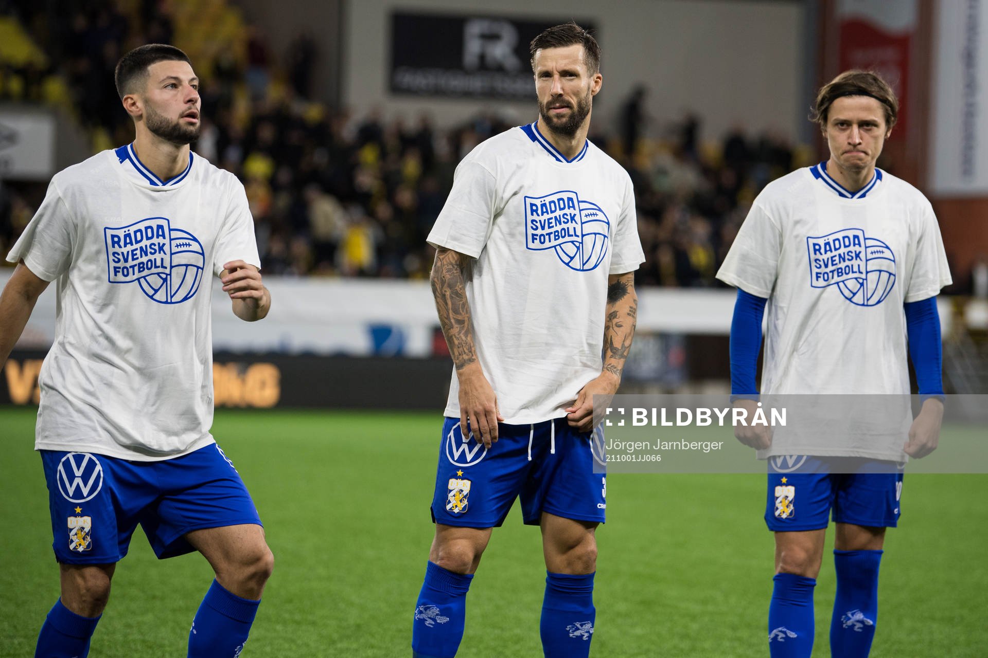 IFK Göteborgs Calle Johansson, Alexander Jallow och Gustav