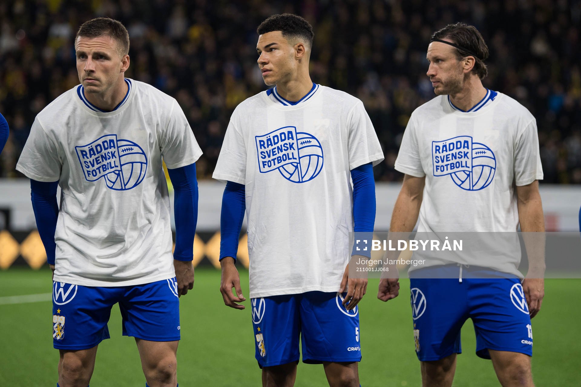 IFK Göteborgs Calle Johansson, Alexander Jallow och Gustav