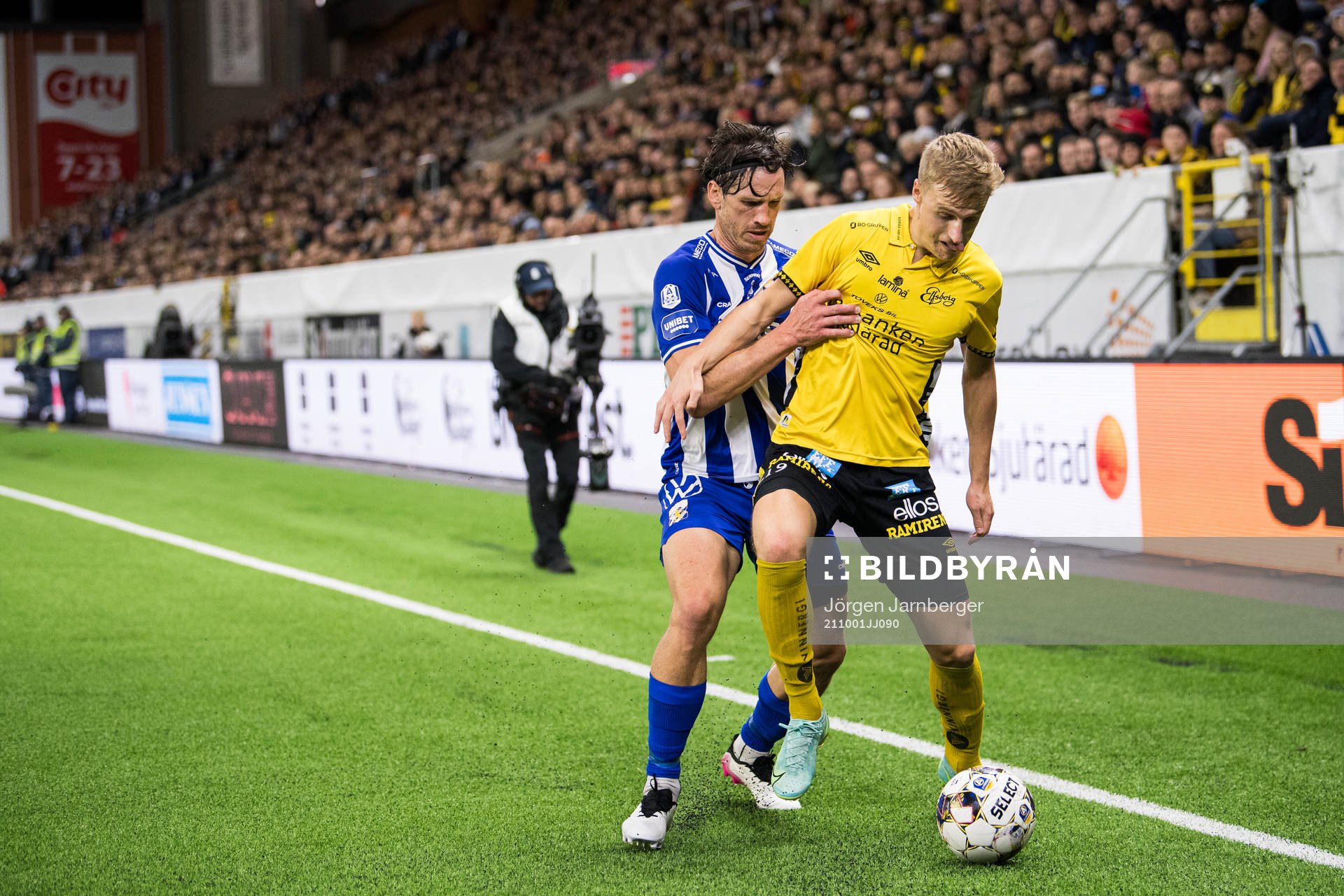 IFK Göteborgs Gustav Svensson och Elfsborgs Jeppe Møldrup
