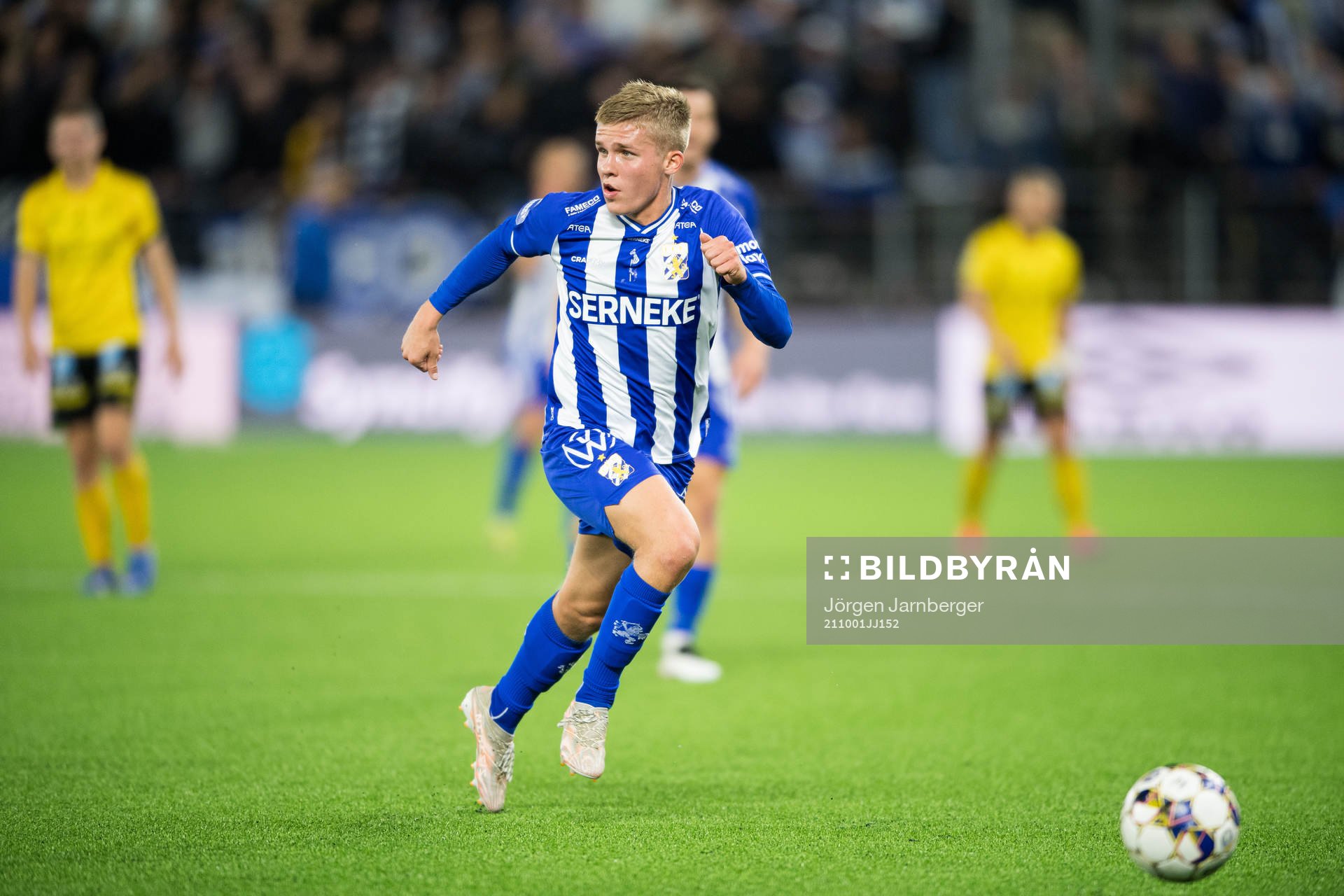 IFK Göteborgs Isak Dahlqvist under fotbollsmatchen i Allsvenskan mellan Elfsborg och IFK Göteborg den 1 oktober 2021 i Borås. 
