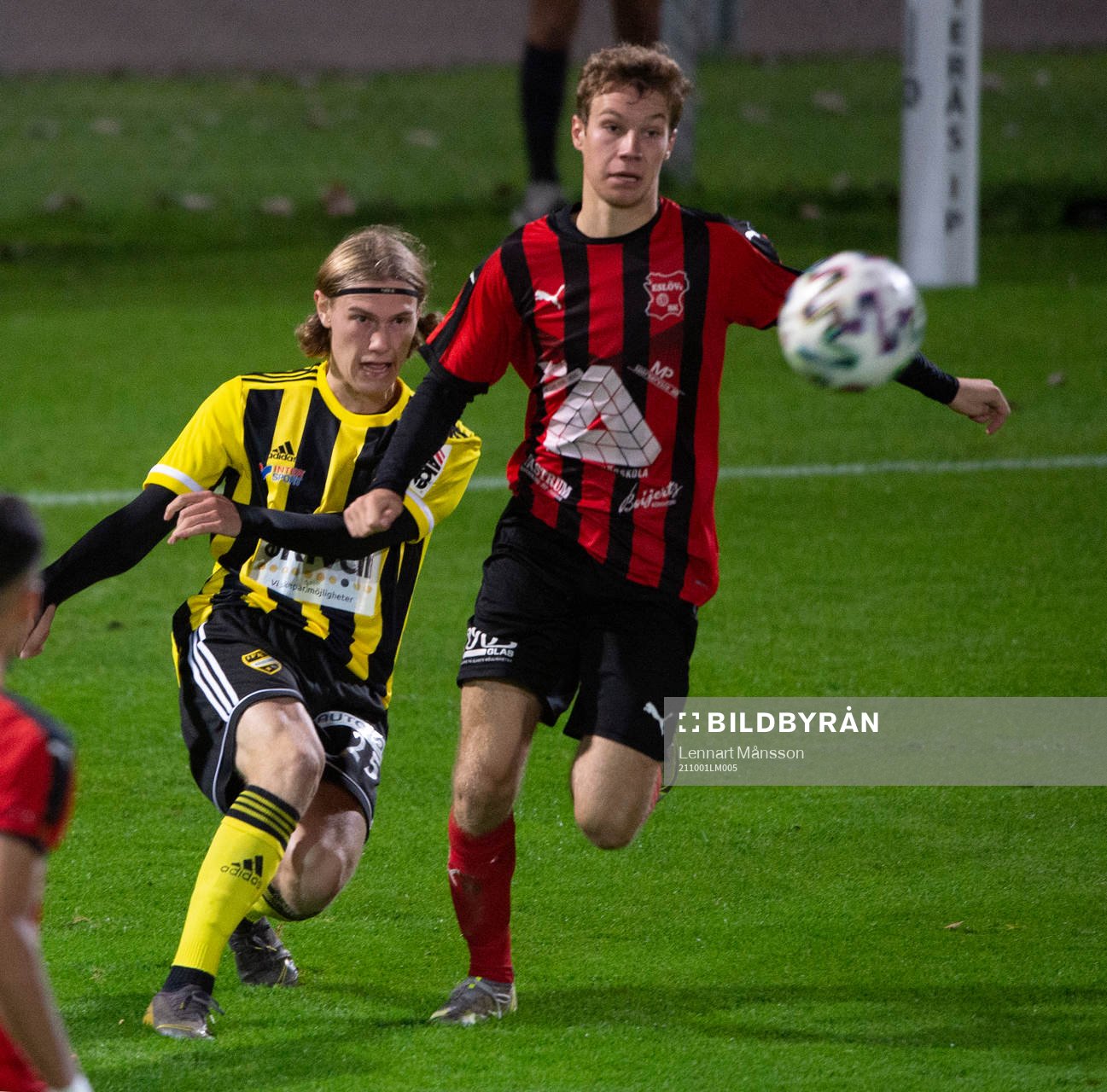 IFK Hässleholms Teo Helm i matchen i div 2 Södra