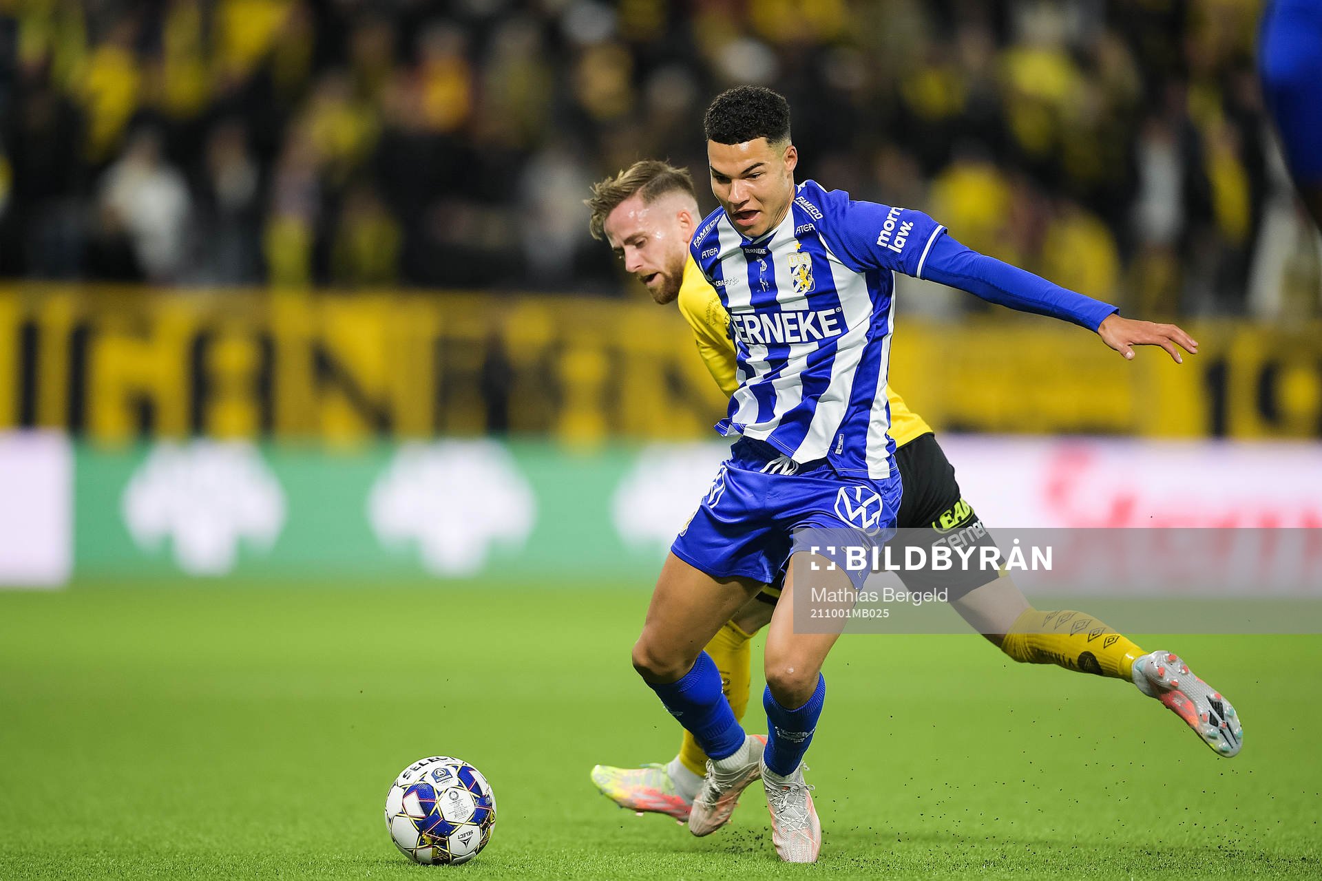 Elfsborgs Rasmus Alm och IFK Göteborgs Alexander Jallow