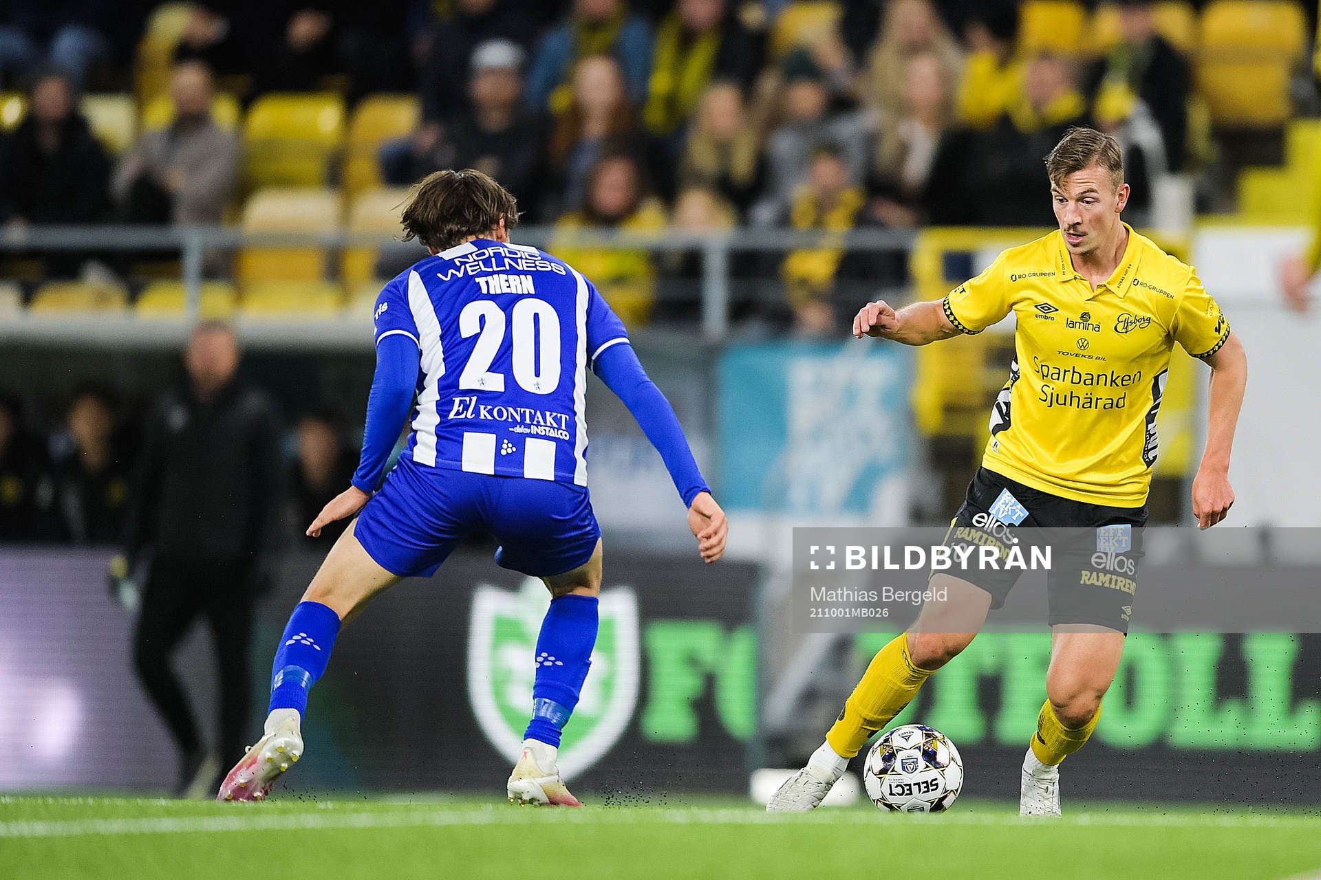 IFK Göteborgs Simon Thern och Elfsborgs Simon Olsson