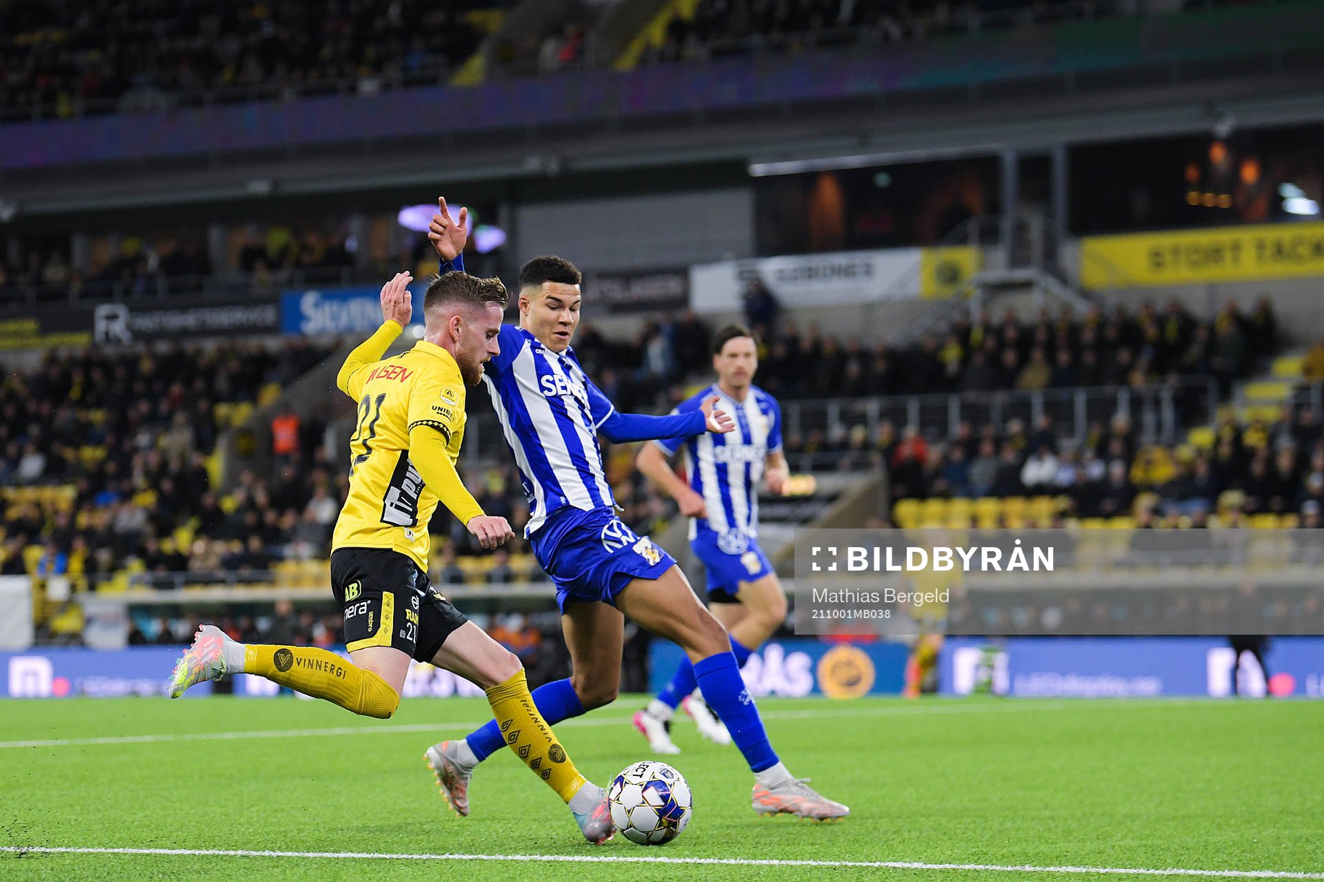 Elfsborgs Rasmus Alm och IFK Göteborgs Alexander Jallow