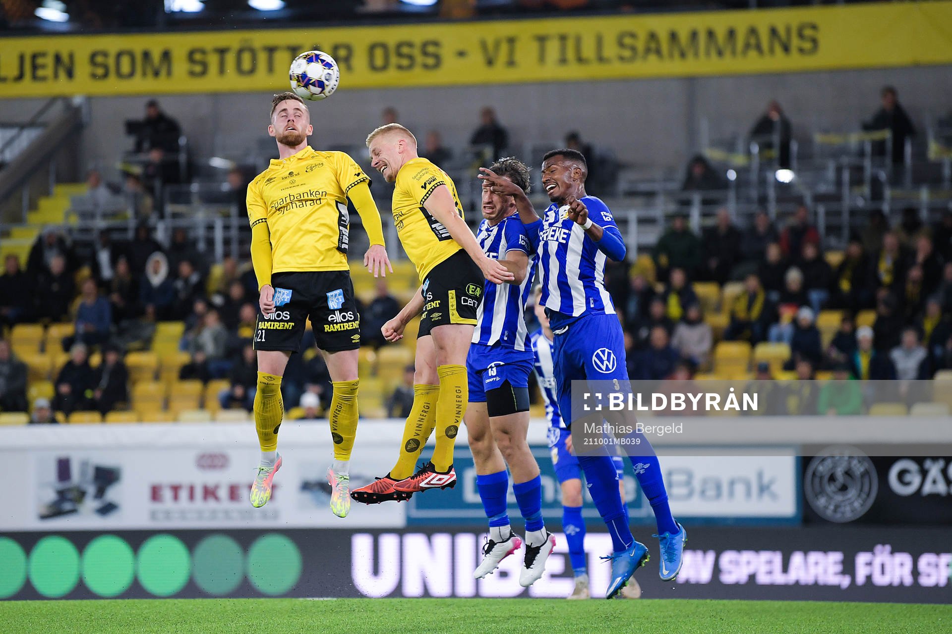 Elfsborgs Rasmus Alm och Per Frick mot IFK Göteborgs