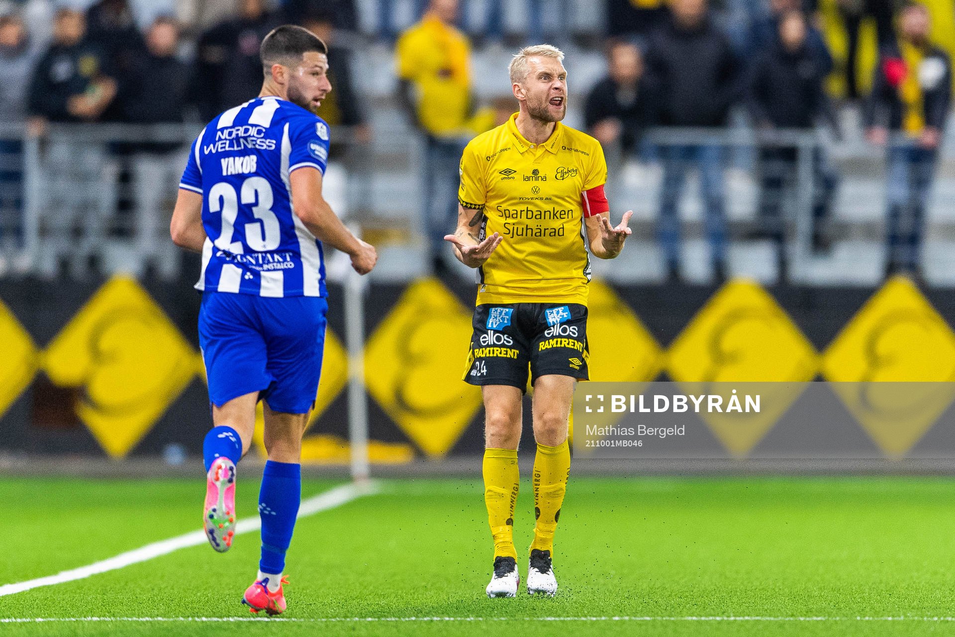 Elfsborgs Johan Larsson reagerar