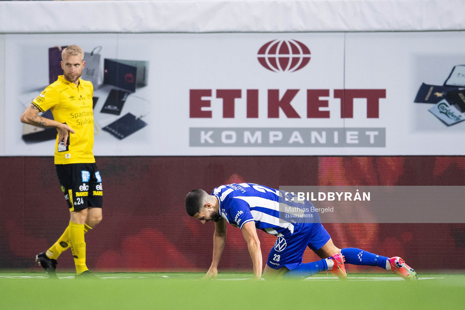 IFK Göteborgs Kevin Yakob  har ont