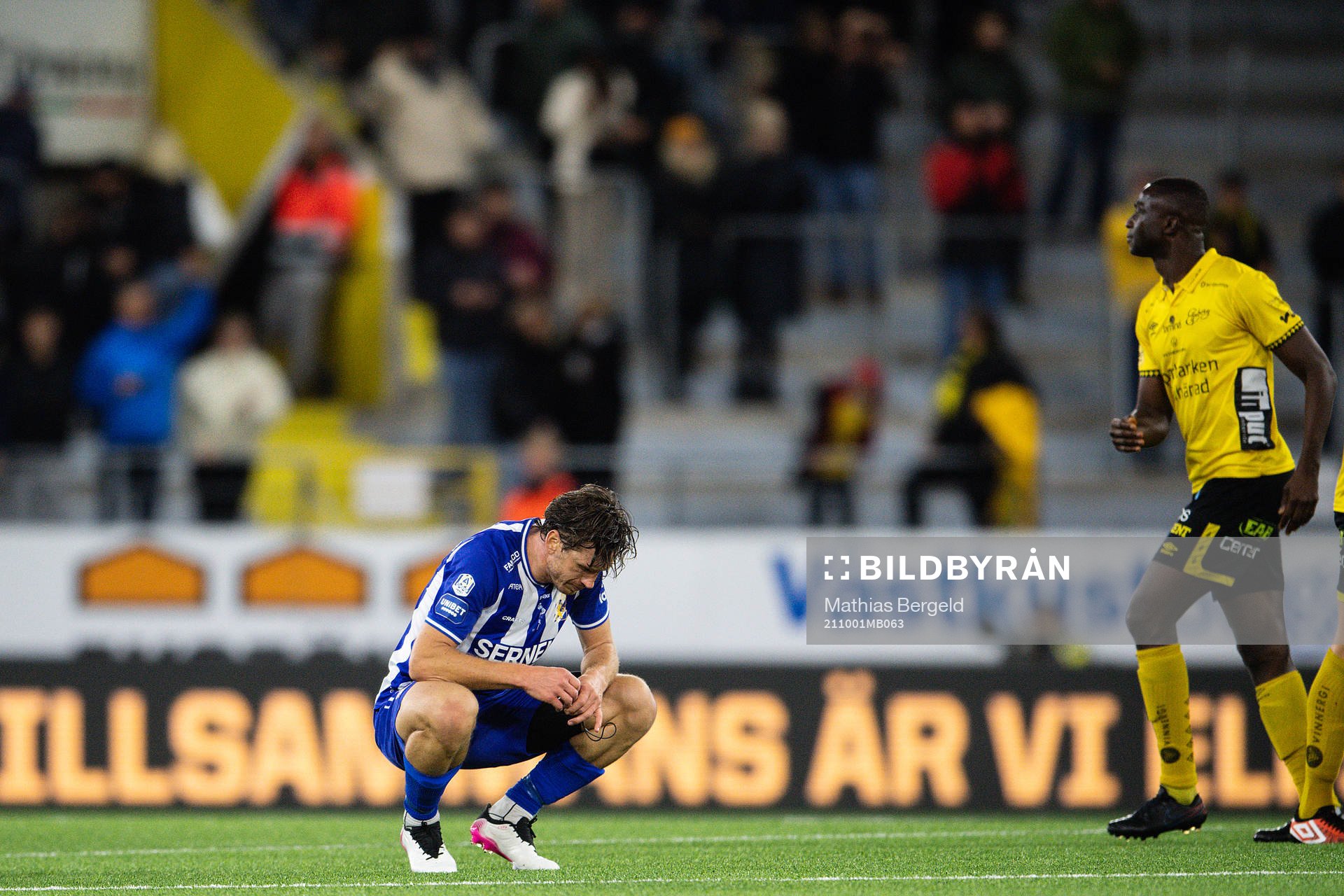 IFK Göteborgs Gustav Svensson deppar