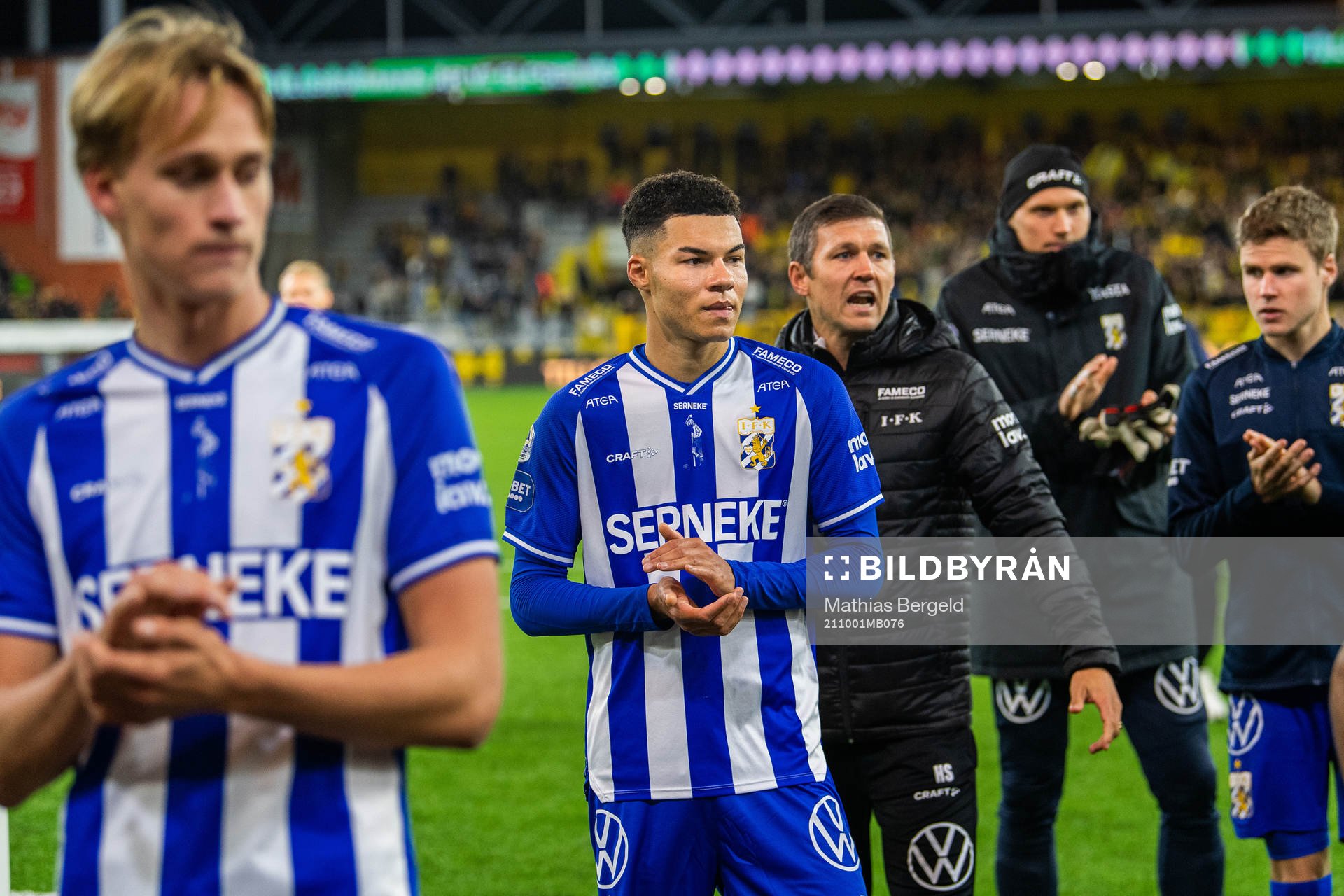 IFK Göteborgs Alexander Jallow deppar