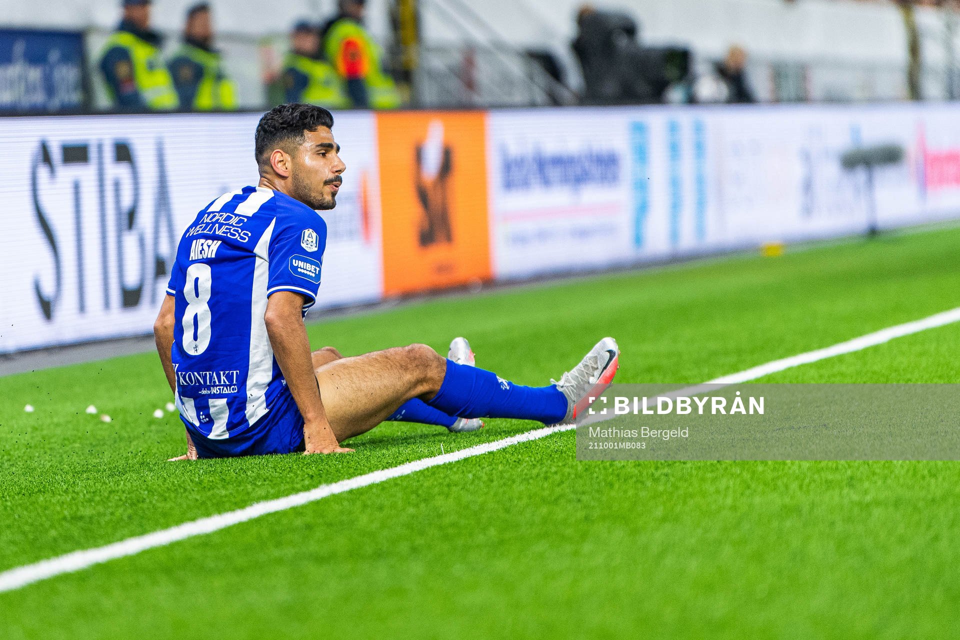 IFK Göteborgs Hosam Aiesh deppar
