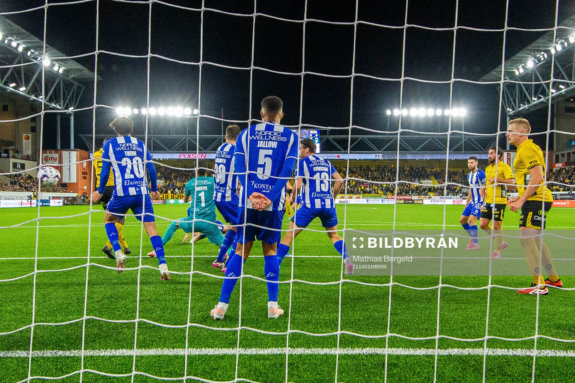 Elfsborgs Jeppe Møldrup Okkels gör 1-0 bakom IFK