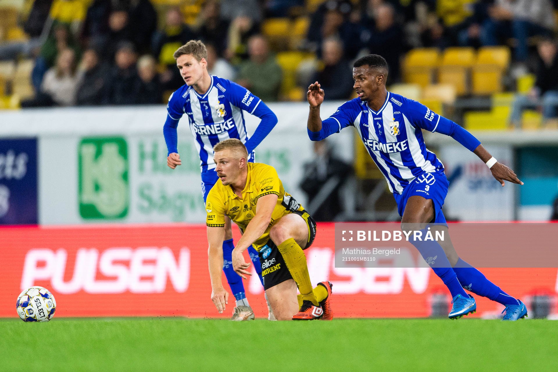 Elfsborgs Per Frick och IFK Göteborgs Bernardo Vilar