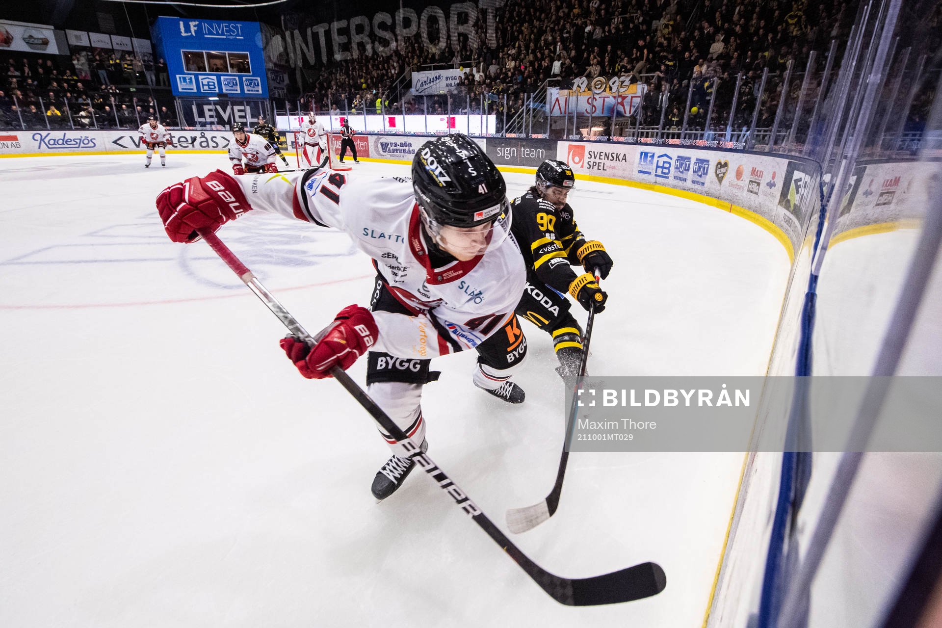 Västerås Alexandre Lavoie och Vita Hästens Alexander Falk