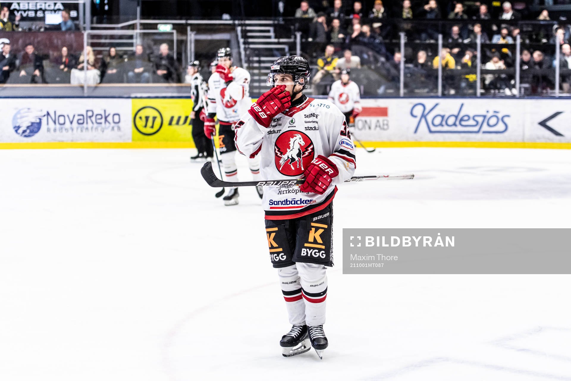 Vita Hästens Philip Alftberg deppar