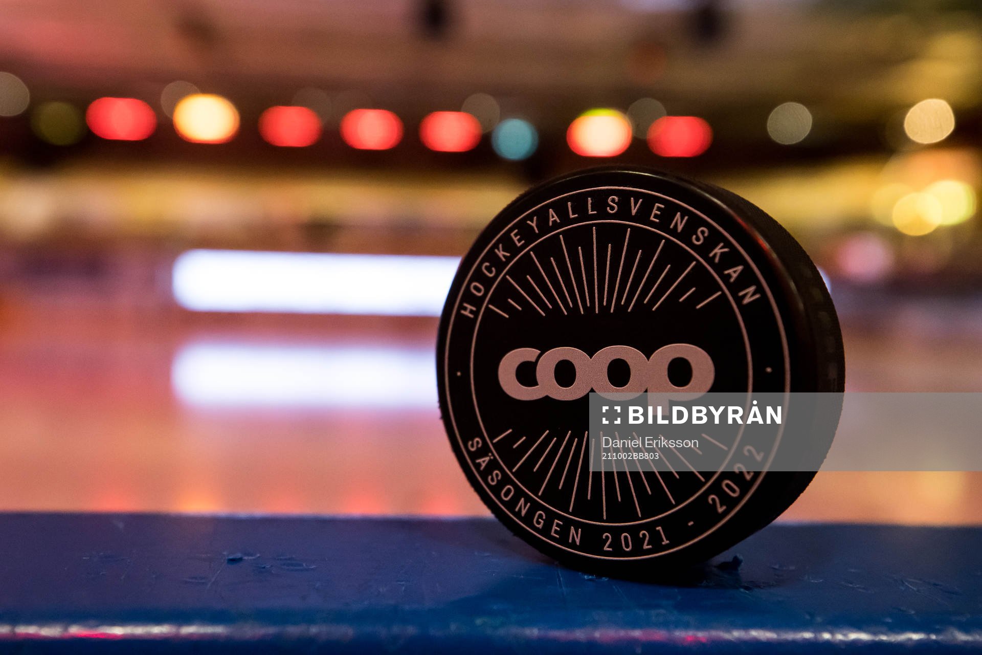 Matchpucken innan ishockeymatchen i Hockeyallsvenskan