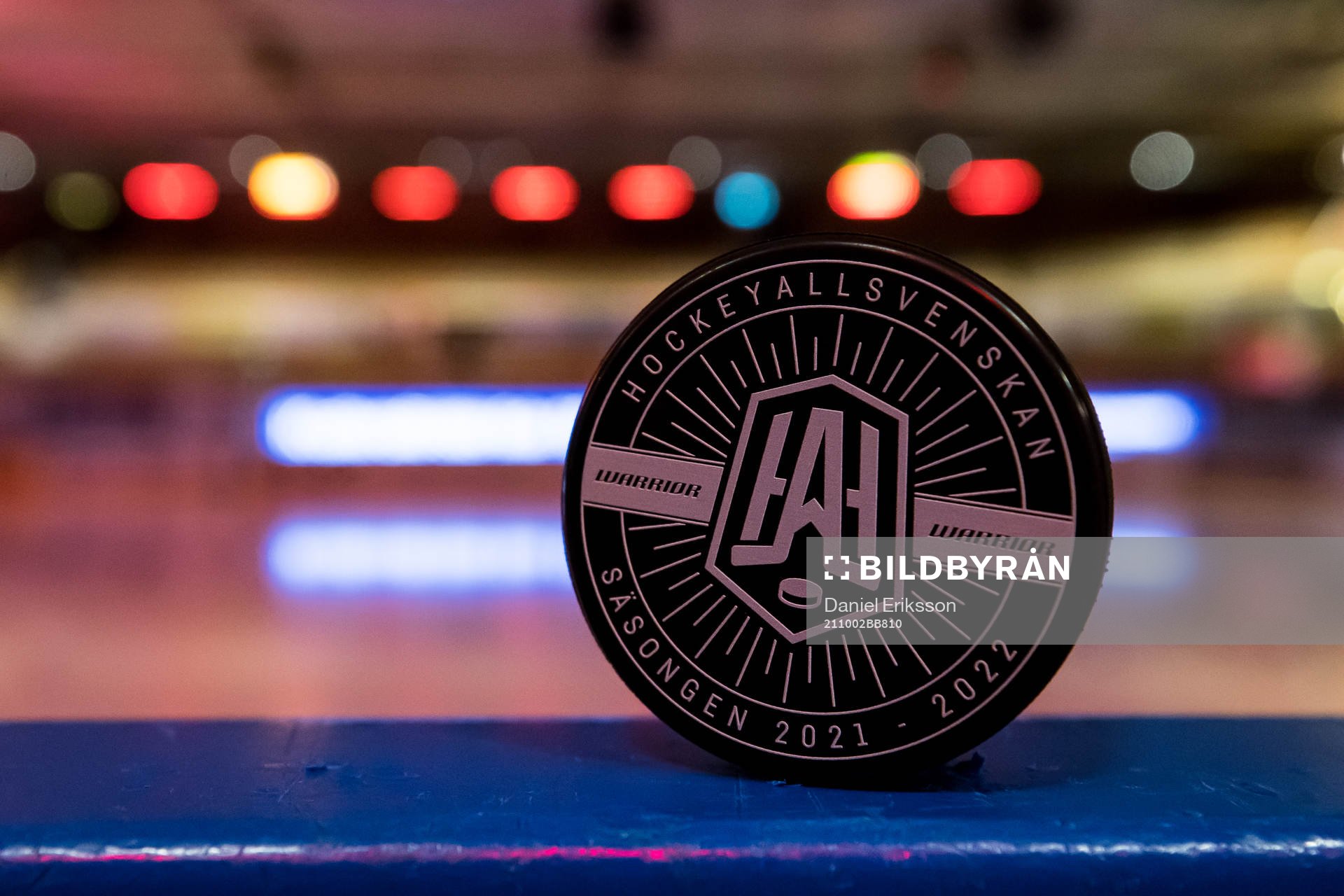 Matchpucken innan ishockeymatchen i Hockeyallsvenskan