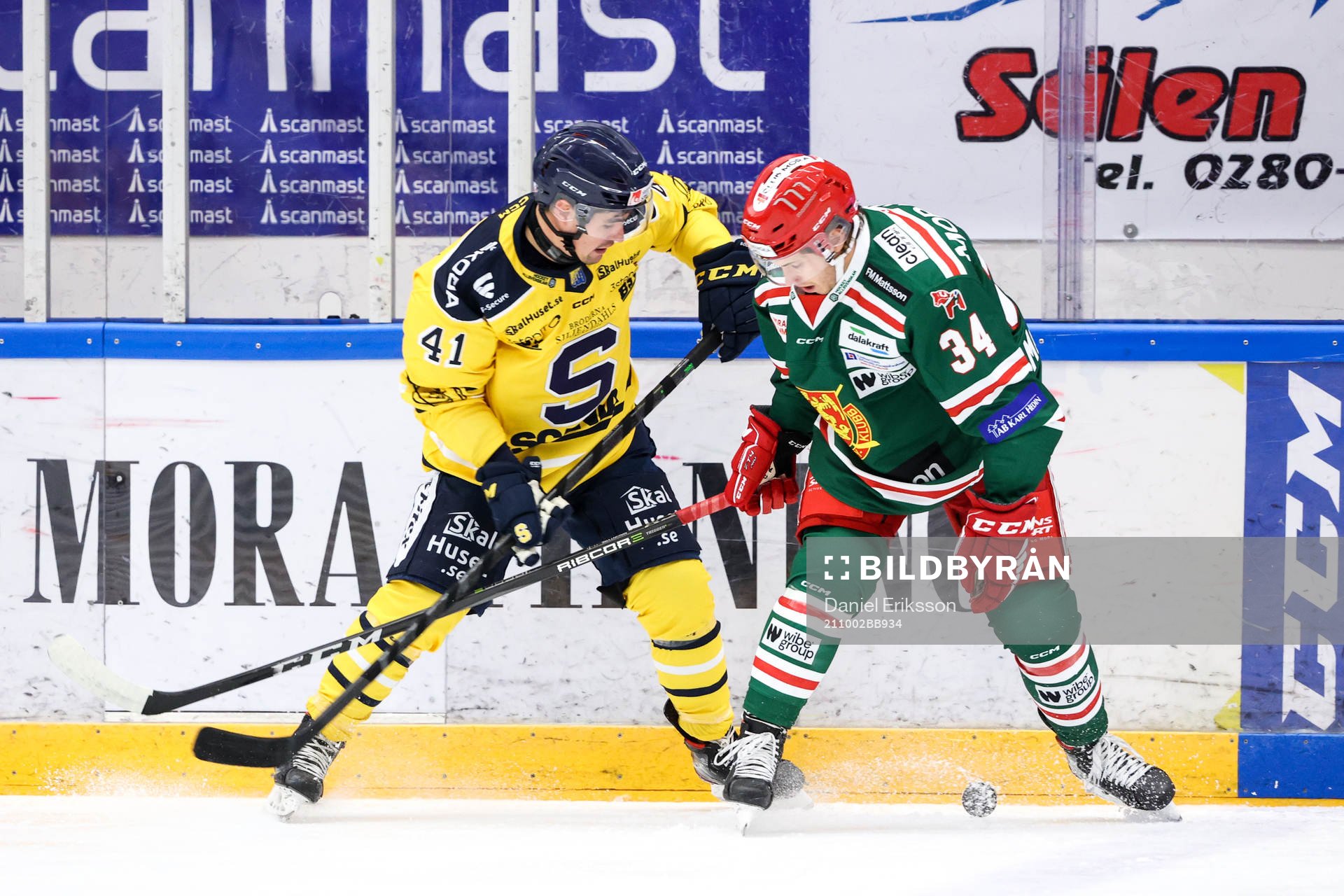 Södertäljes Colin Smith och Moras Bobby MacIntyre