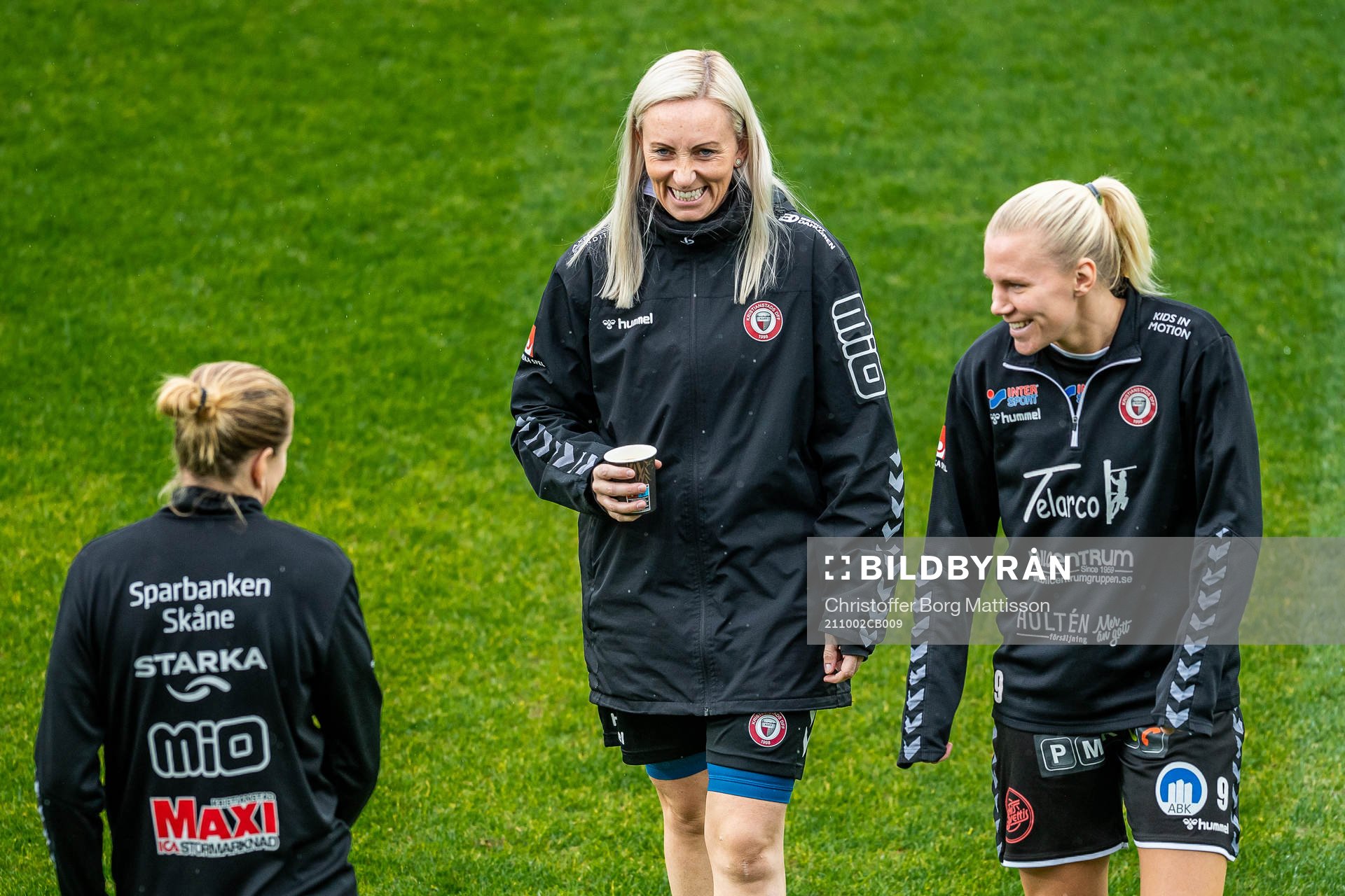 Kristianstads tränare Elisabet Gunnarsdóttir och Josefine