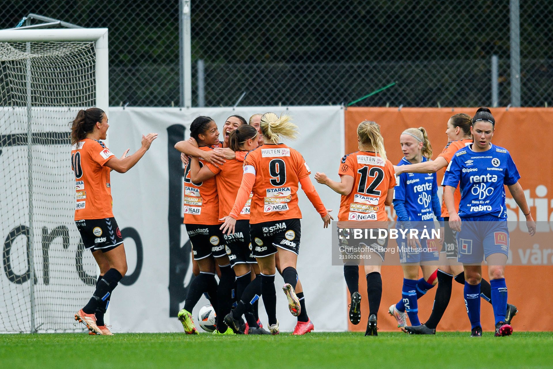 Kristianstads spelare jublar