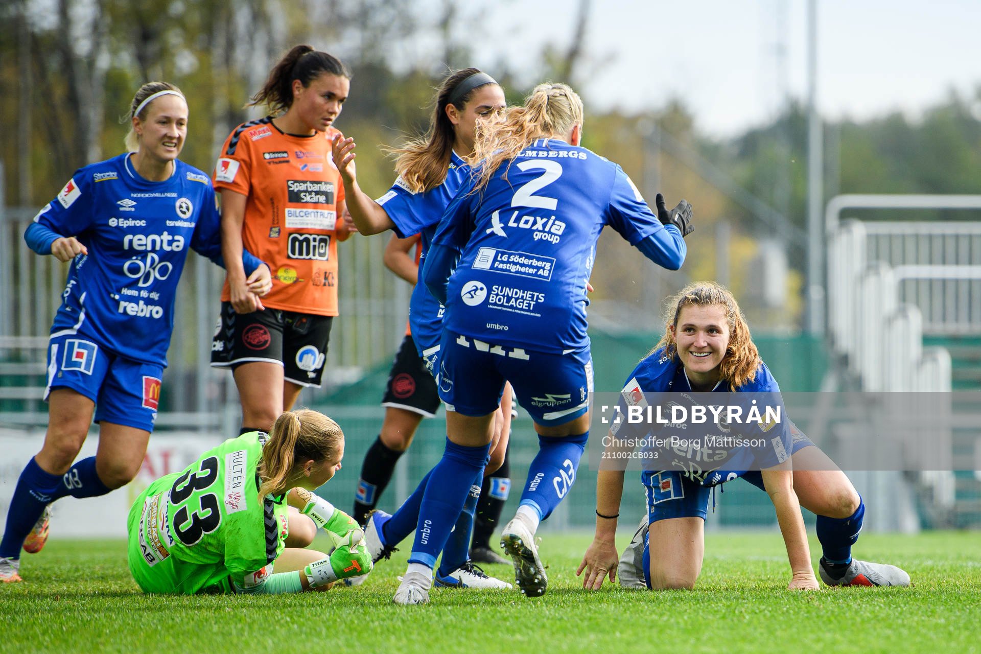 Örebros Jessie Scarpa jublar
