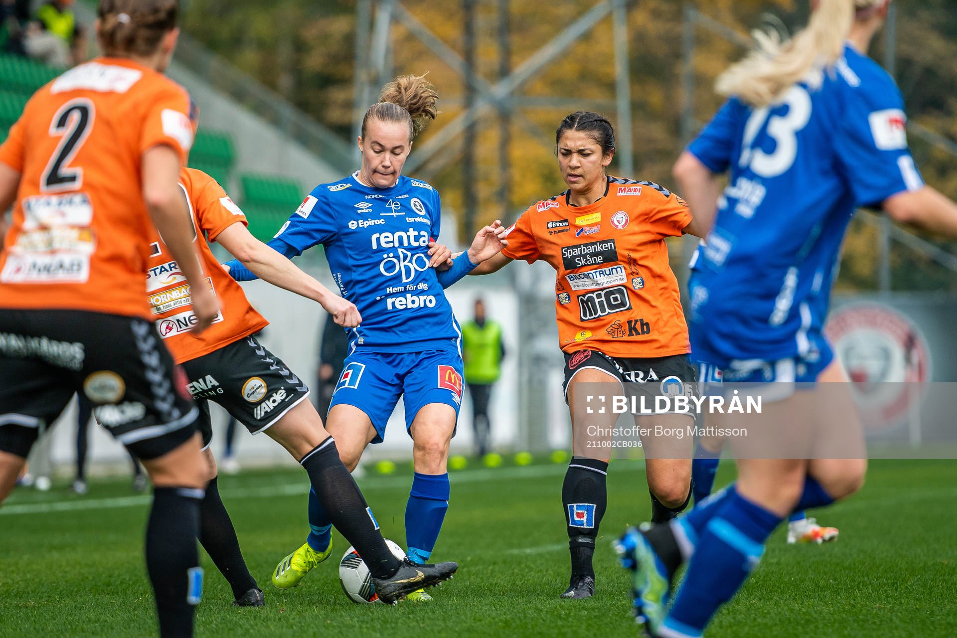 Örebros Frida Abrahamsson och Kristianstads Miranda Nild