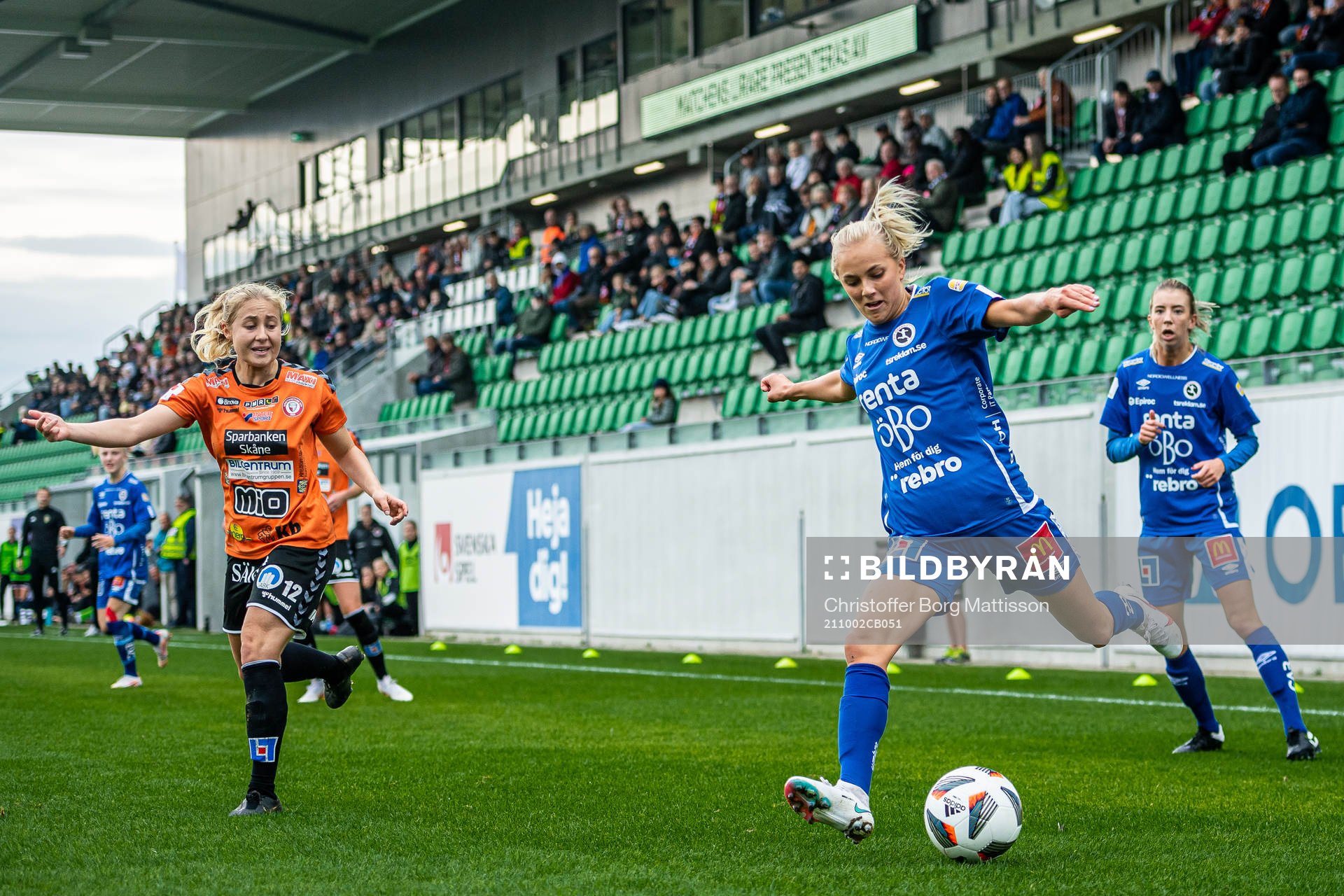 Kristianstads Kajsa Törnkvist och Örebros Sara Lilja