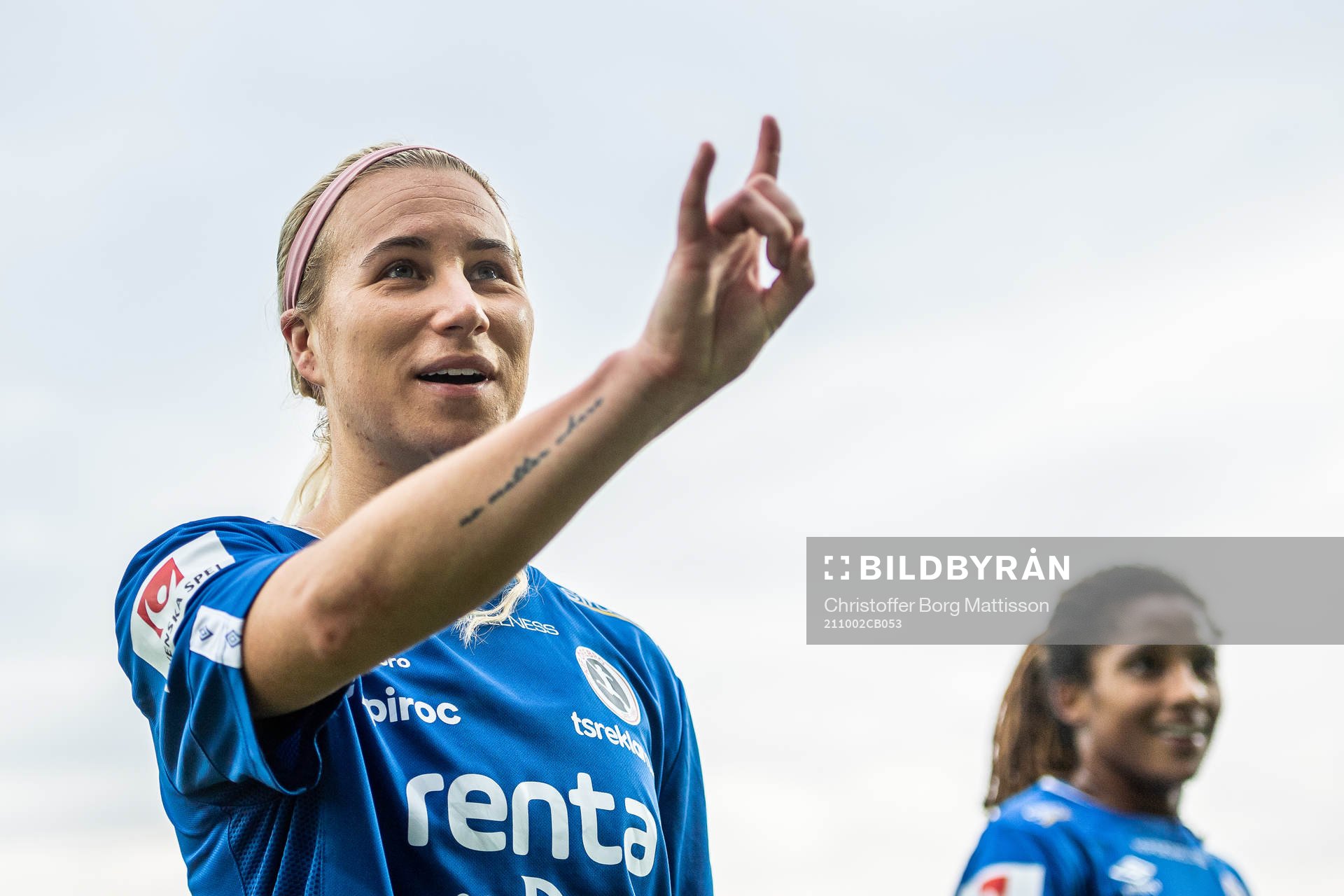 Örebros Jenna Hellstrom jublar
